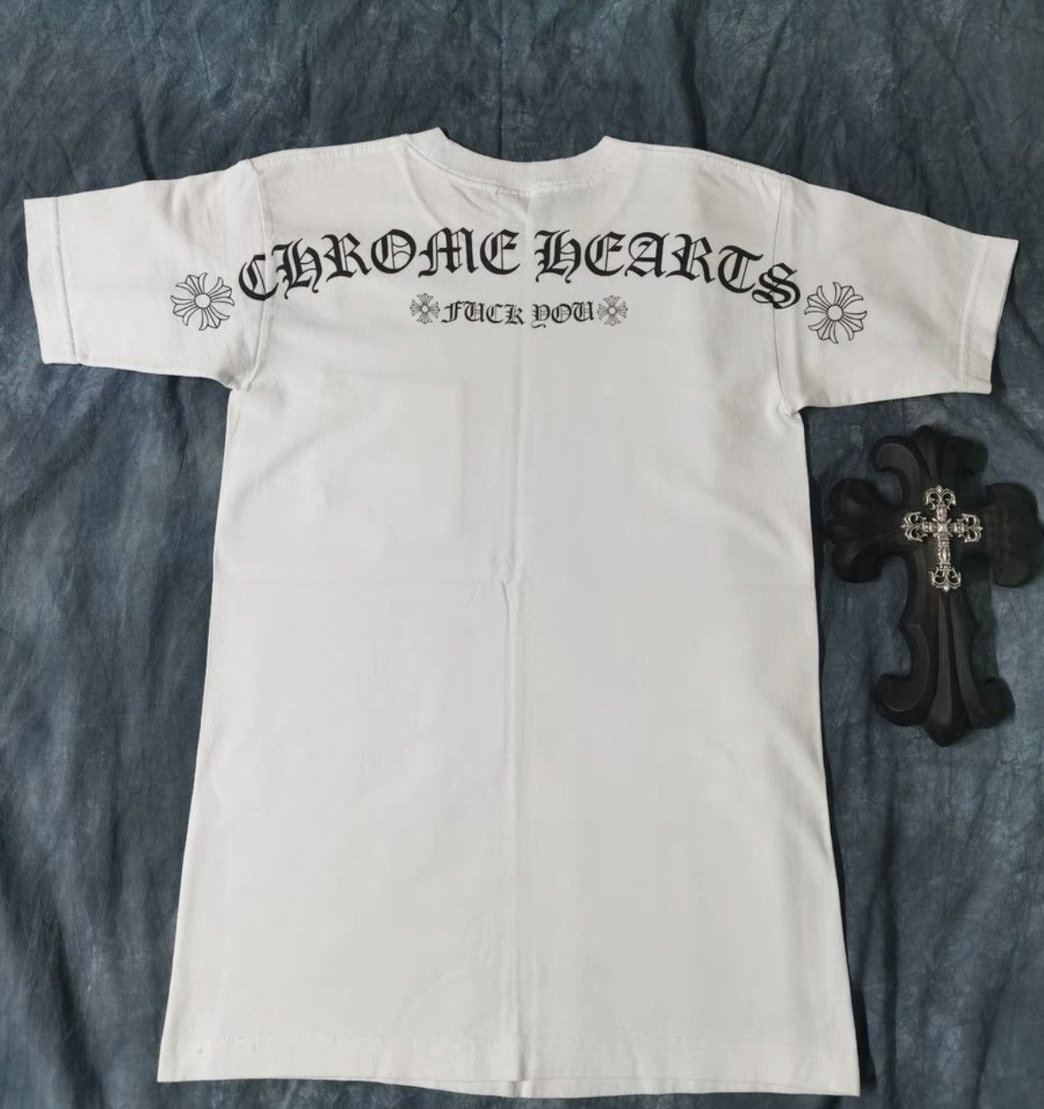 Chrome Hearts Chrome Hearts fuck your letter tee Size US S / EU 44-46 / 1 - 1 Thumbnail