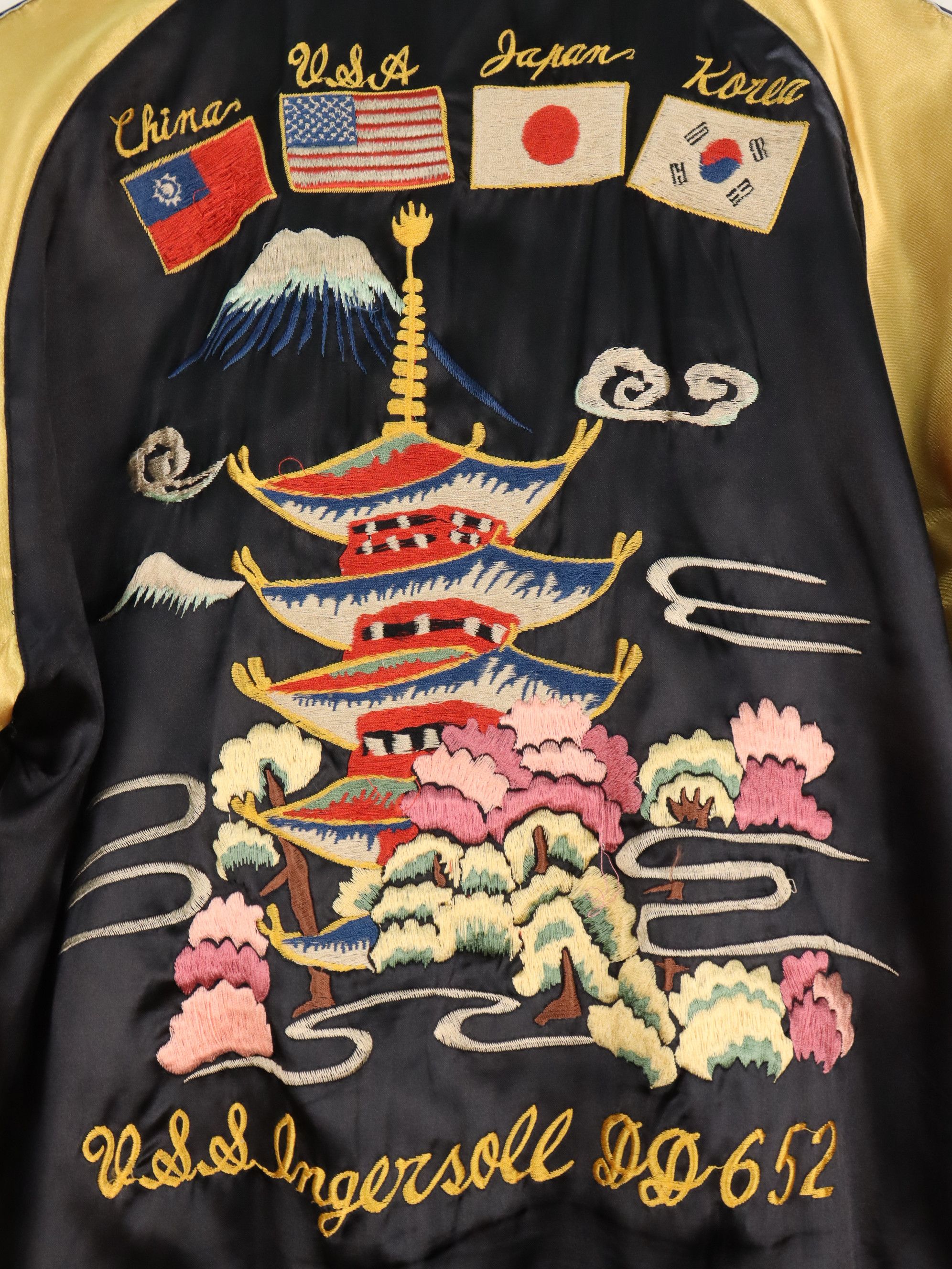 Tailor Toyo Vtg. Sukajan Reversible Tiger Snake Satin Embroidery F/S 08 Size US M / EU 48-50 / 2 - 10 Thumbnail