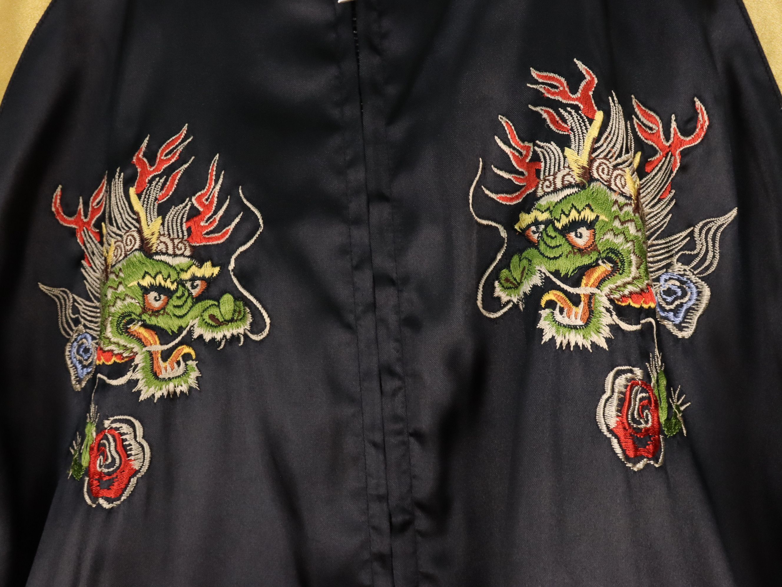 Tailor Toyo Vtg. Sukajan Reversible Tiger Snake Satin Embroidery F/S 08 Size US M / EU 48-50 / 2 - 17 Thumbnail