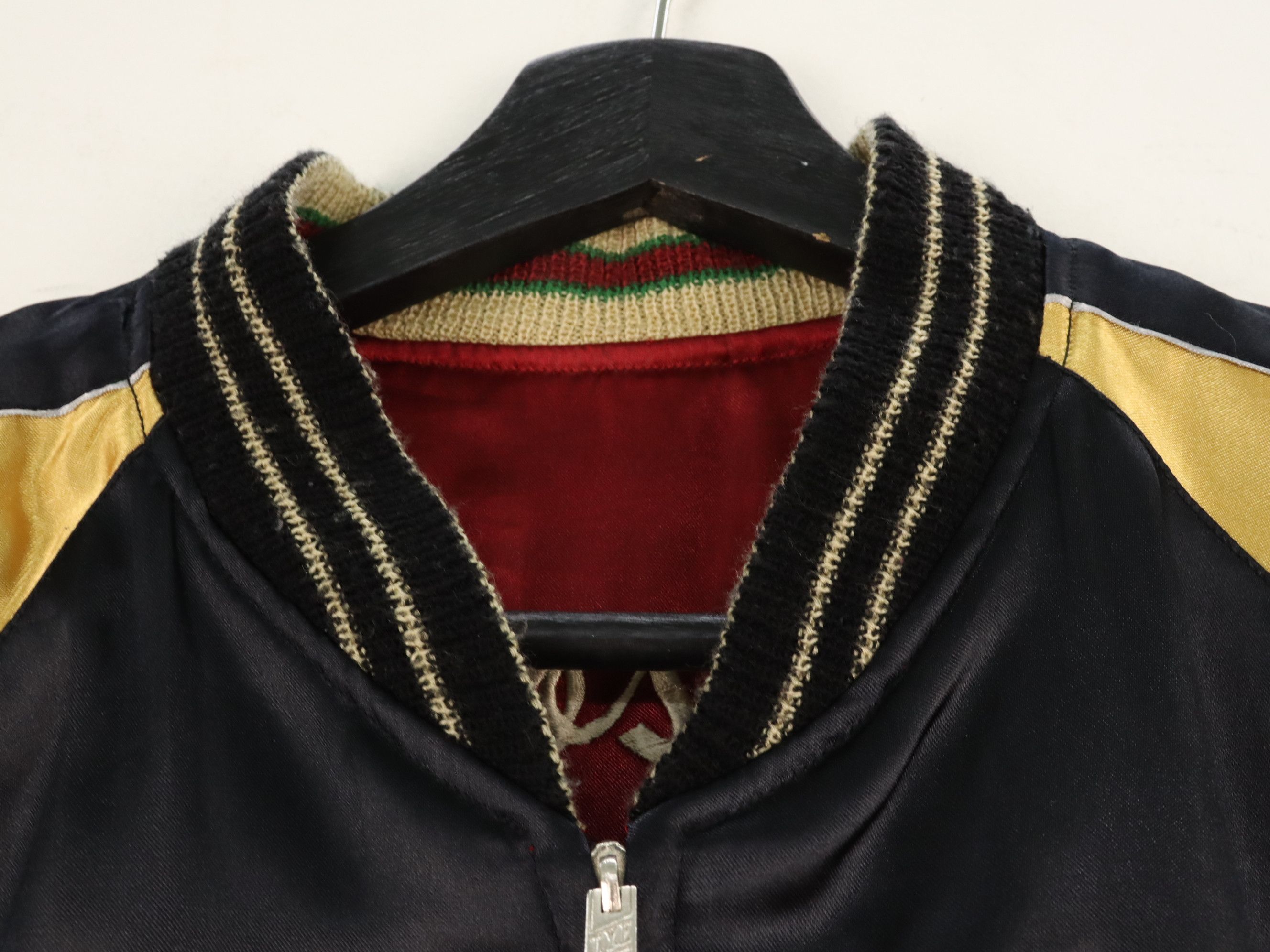 Tailor Toyo Vtg. Sukajan Reversible Tiger Snake Satin Embroidery F/S 08 Size US M / EU 48-50 / 2 - 18 Thumbnail