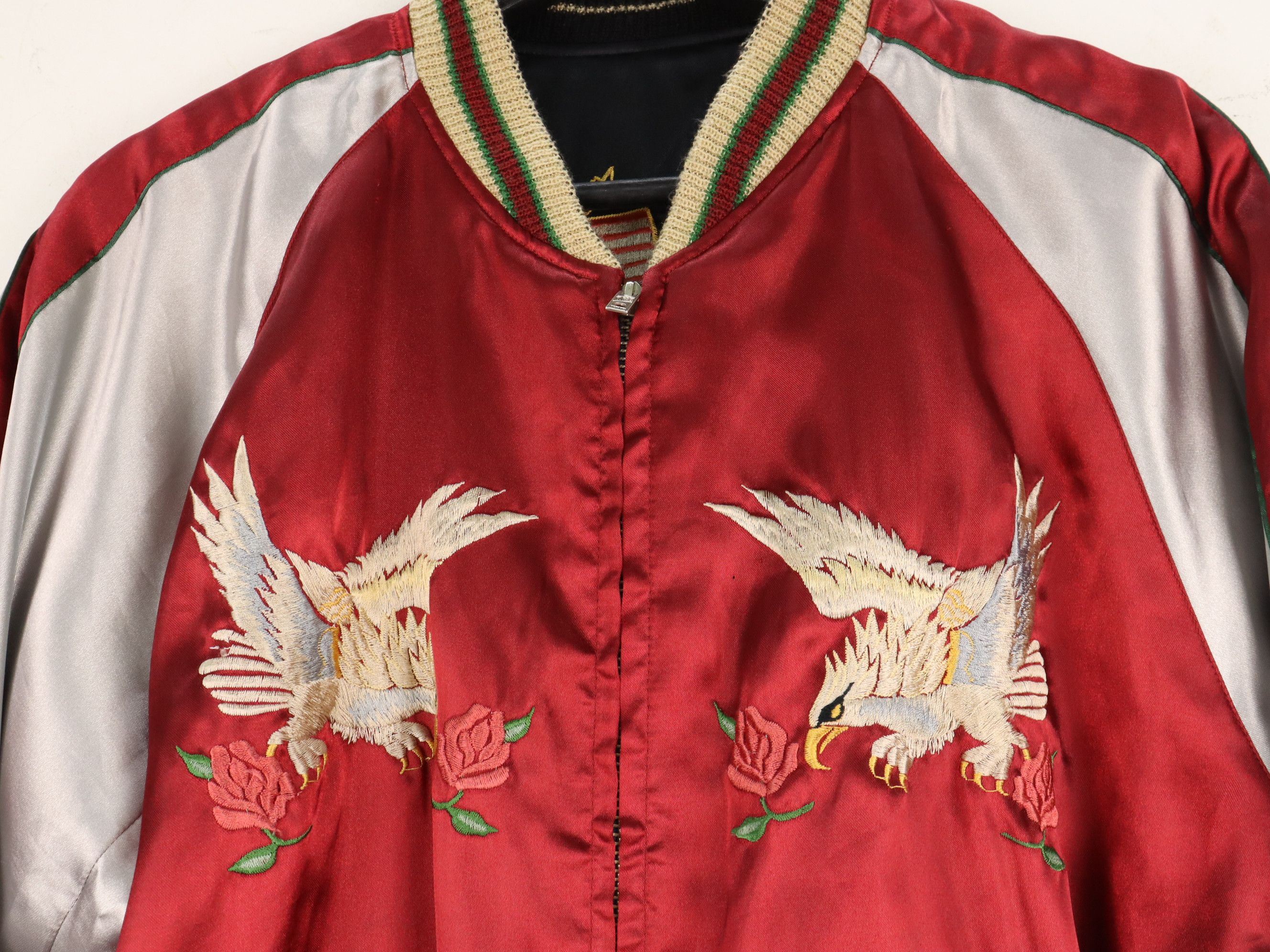 Tailor Toyo Vtg. Sukajan Reversible Tiger Snake Satin Embroidery F/S 08 Size US M / EU 48-50 / 2 - 24 Thumbnail