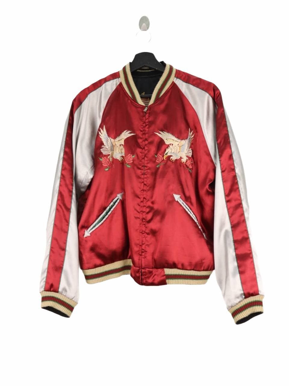 Tailor Toyo Vtg. Sukajan Reversible Tiger Snake Satin Embroidery F/S 08 Size US M / EU 48-50 / 2 - 3 Thumbnail