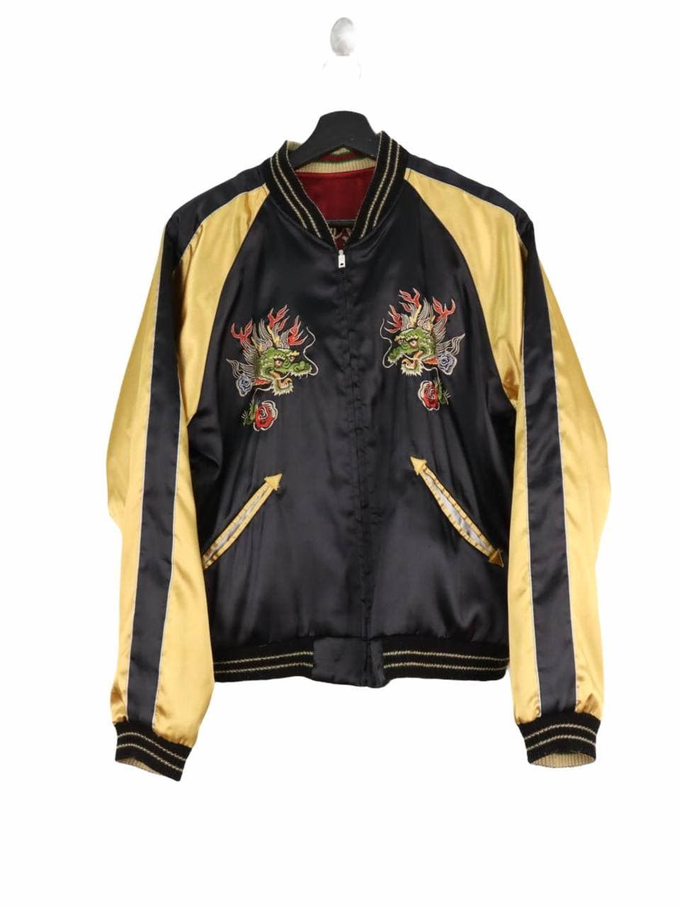 Tailor Toyo Vtg. Sukajan Reversible Tiger Snake Satin Embroidery F/S 08 Size US M / EU 48-50 / 2 - 4 Thumbnail