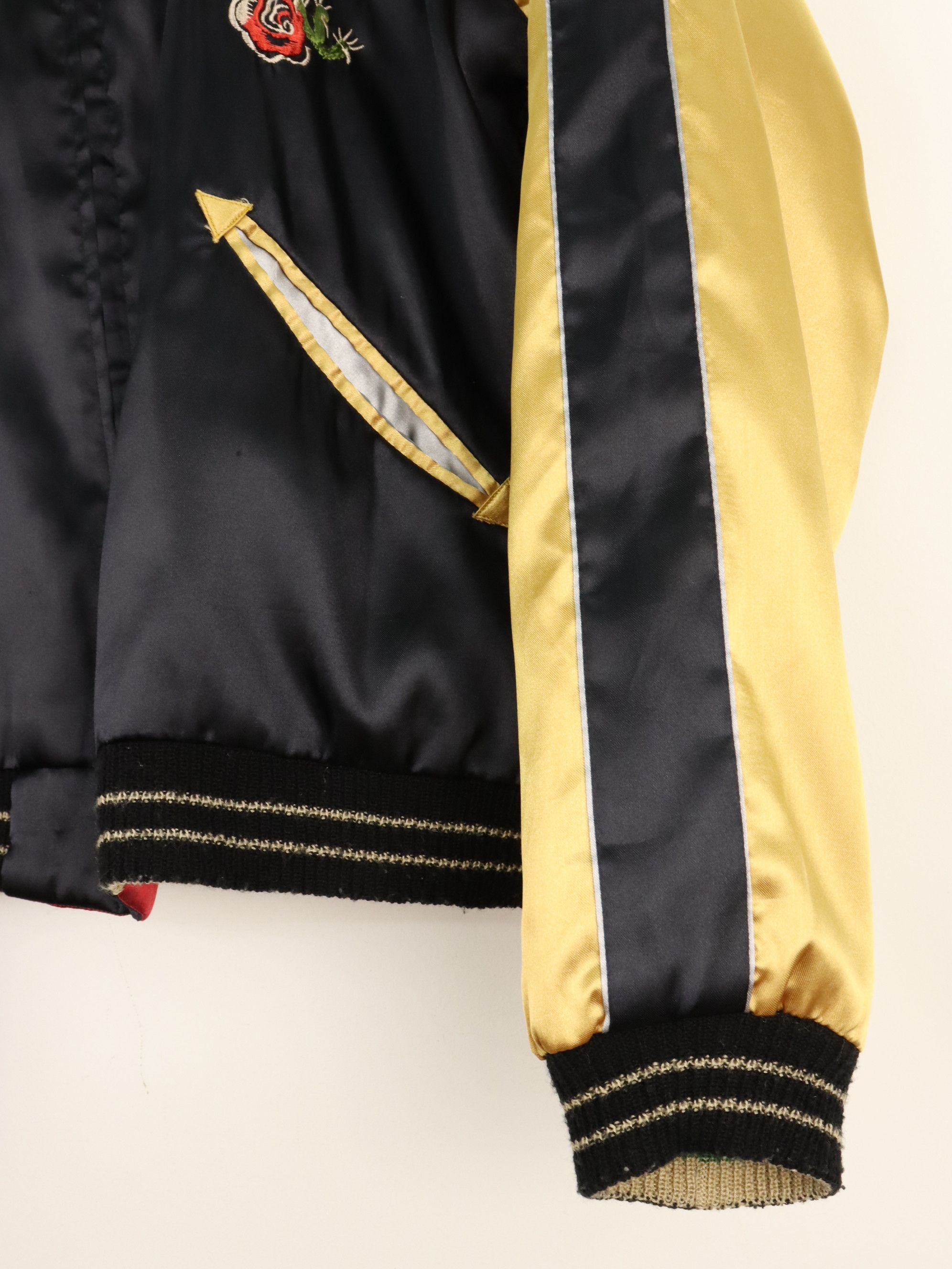 Tailor Toyo Vtg. Sukajan Reversible Tiger Snake Satin Embroidery F/S 08 Size US M / EU 48-50 / 2 - 16 Thumbnail