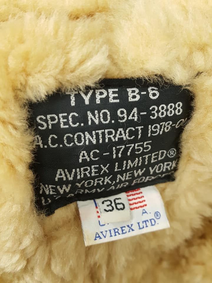 Avirex Vtg. Avirex B-6 Sheepskin USAAF Flight Bomber Leather Jkt Size US M / EU 48-50 / 2 - 19 Thumbnail