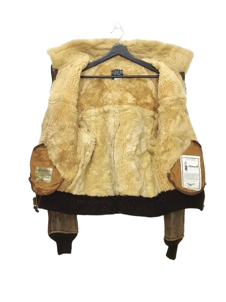 Avirex Vtg. Avirex B-6 Sheepskin USAAF Flight Bomber Leather Jkt Size US M / EU 48-50 / 2 - 5 Thumbnail