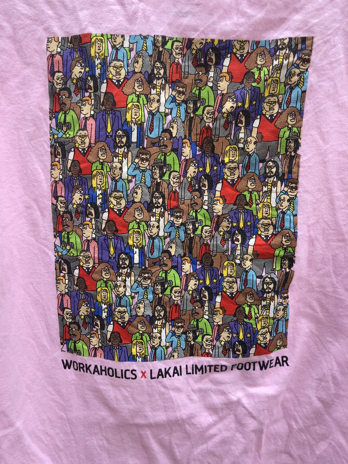Japanese Brand × Lakai WORKAHOLICS x LAKAI LIMITED FOOTWEAR collaboration tee Size US XXL / EU 58 / 5 - 4 Thumbnail