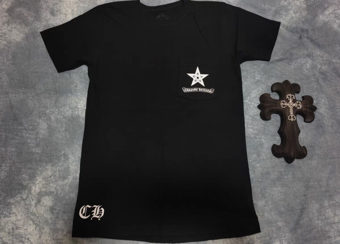 Chrome Hearts Chrome Hearts star tee Size US S / EU 44-46 / 1 - 2 Thumbnail