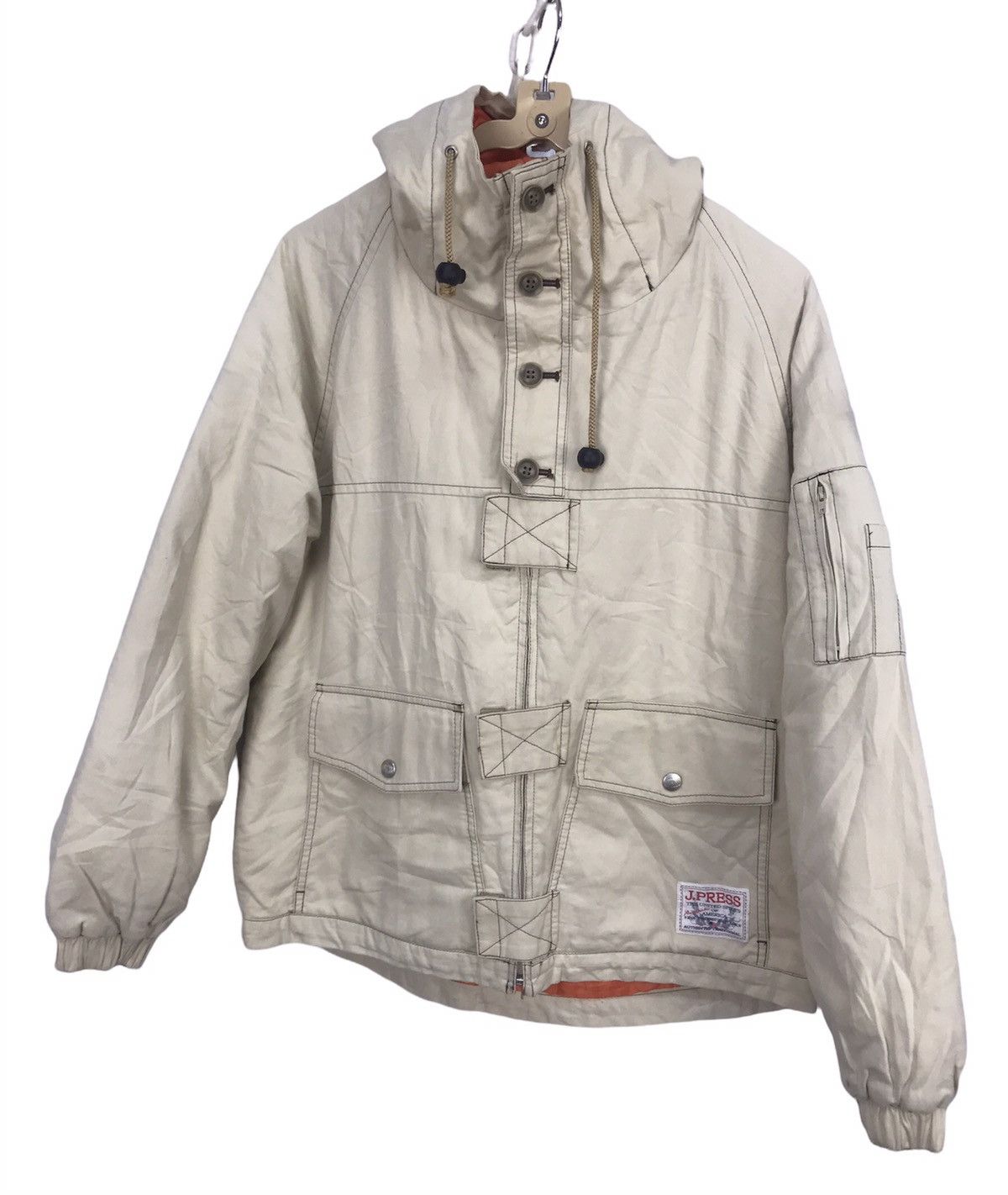 Vintage J.press half button jacket with hoodie Size US M / EU 48-50 / 2 - 1 Thumbnail