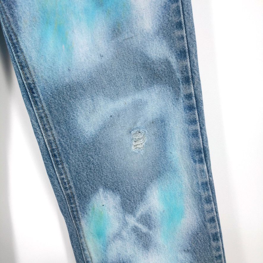 Carhartt × Vintage Vintage Carhartt Custom Hand Painted Bleached Work Denim Size US 33 - 4 Thumbnail