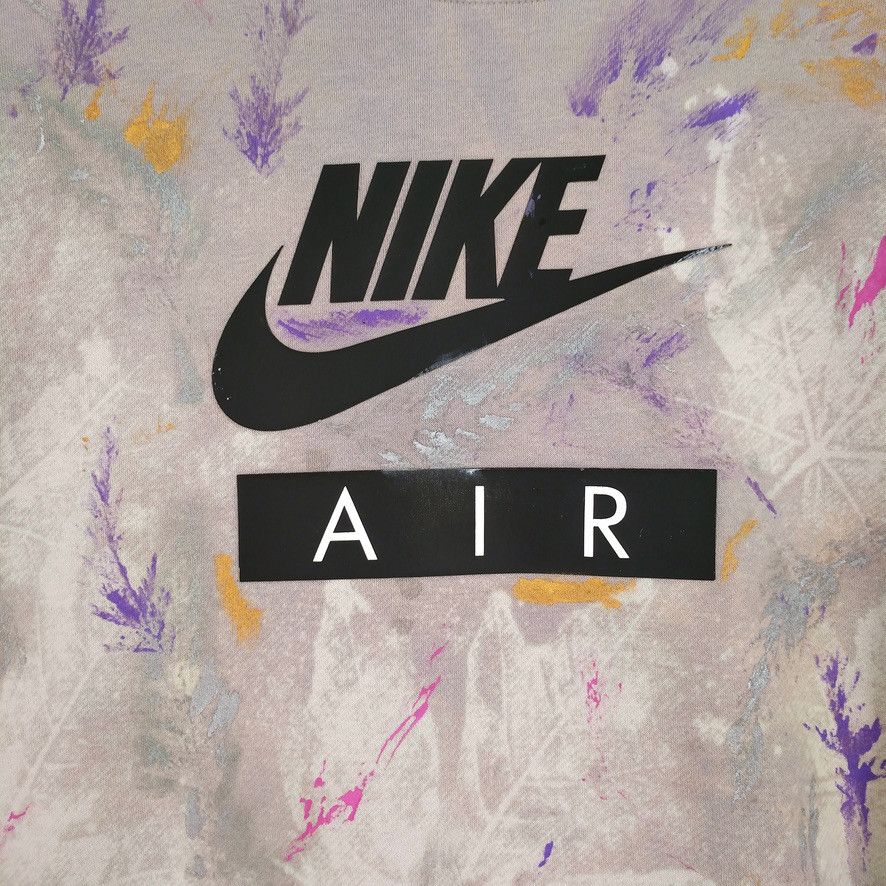 Nike Nike Air Custom Painted Hand Bleached Fleece Sweatshirt Size US M / EU 48-50 / 2 - 2 Thumbnail