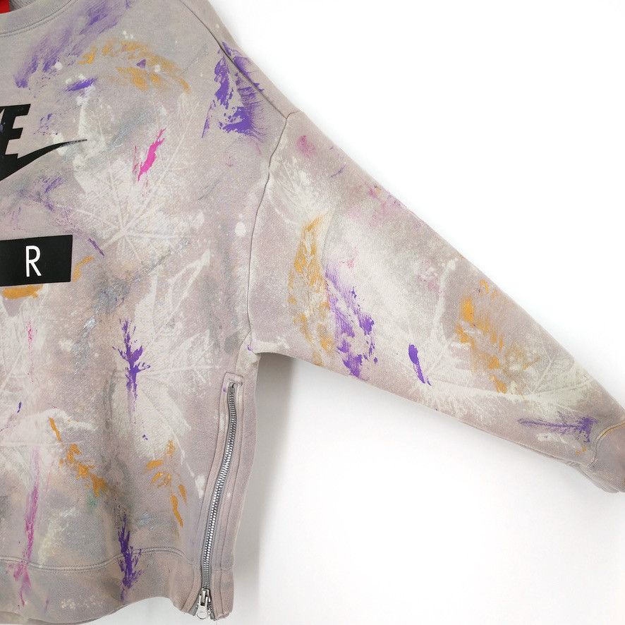 Nike Nike Air Custom Painted Hand Bleached Fleece Sweatshirt Size US M / EU 48-50 / 2 - 4 Thumbnail
