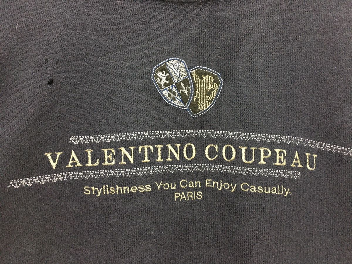 Designer × Valentino Vintage Valentino Coupeau Big Logo Sweatshirt Size US M / EU 48-50 / 2 - 3 Thumbnail