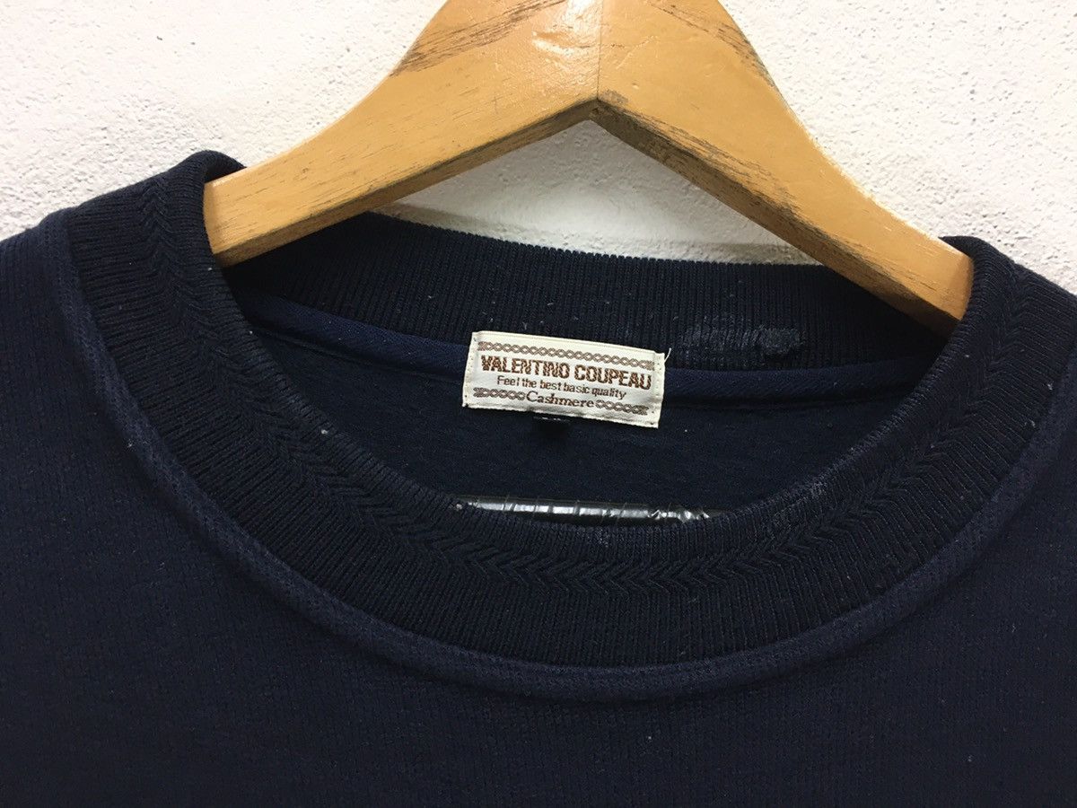 Designer × Valentino Vintage Valentino Coupeau Big Logo Sweatshirt Size US M / EU 48-50 / 2 - 6 Thumbnail
