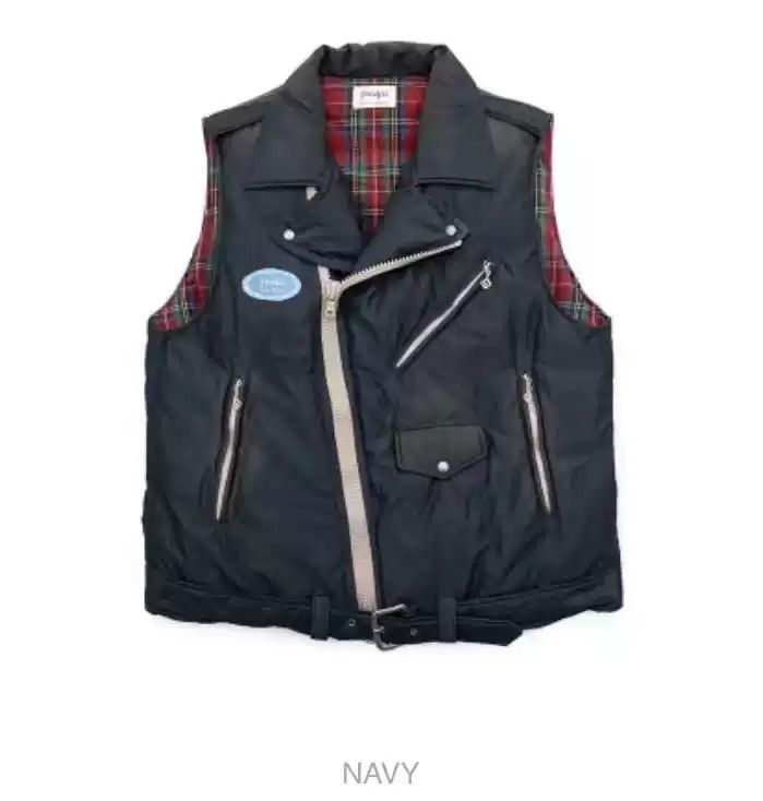 image of Visvim 21Ss Strabler Down Vest in Black, Men's (Size XL)