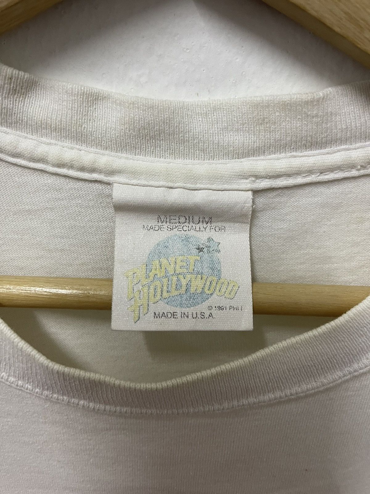 Planet Hollywood × Vintage Vintage Planet Hollywood Mini Logo Tshirt Size US M / EU 48-50 / 2 - 5 Thumbnail