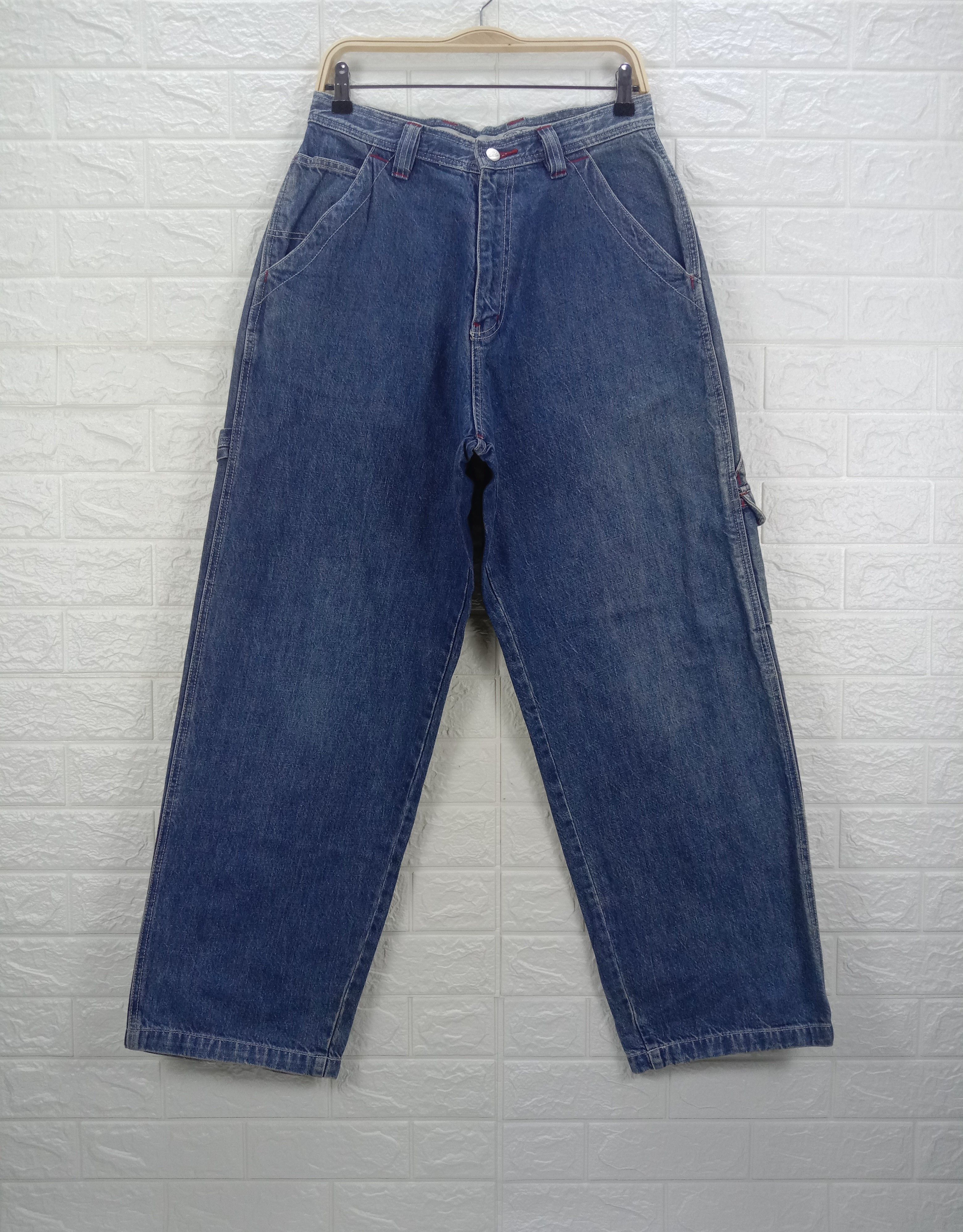 Japanese Brand Vintage Piko Hawaiian Multi Pocket Cargo Baggy Jeans Size US 30 / EU 46 - 1 Thumbnail