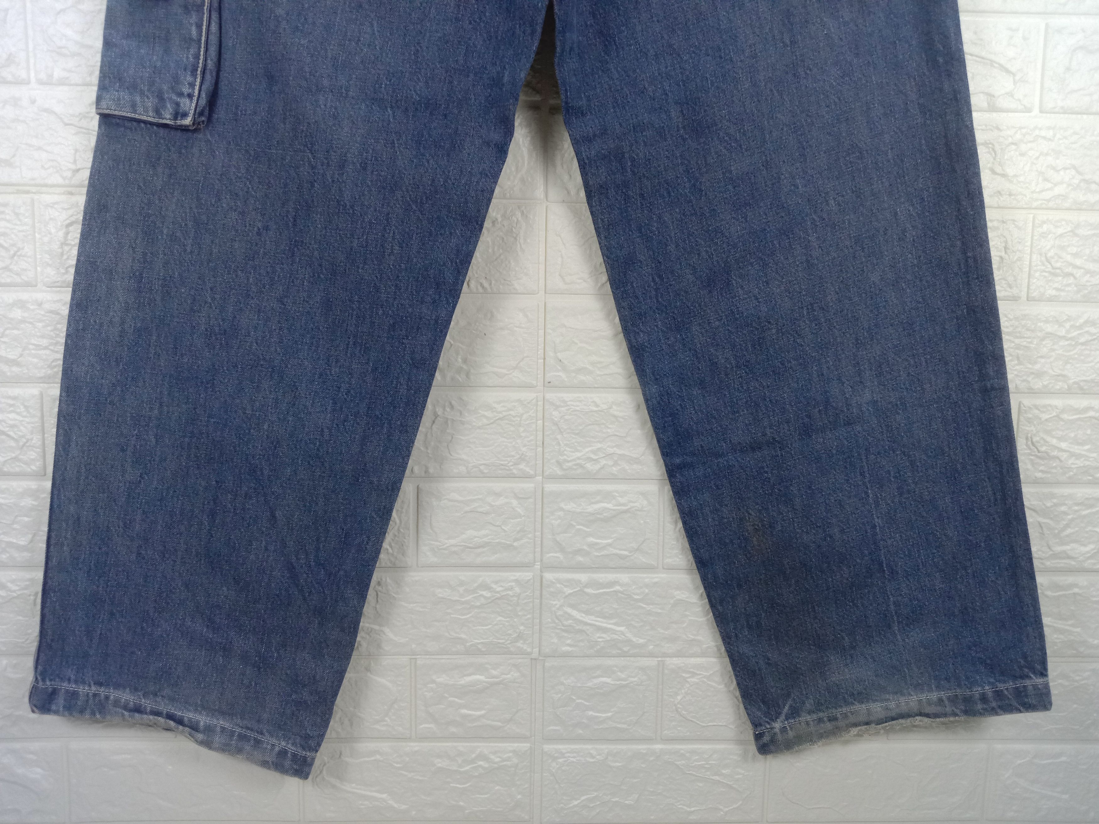 Japanese Brand Vintage Piko Hawaiian Multi Pocket Cargo Baggy Jeans Size US 30 / EU 46 - 8 Thumbnail