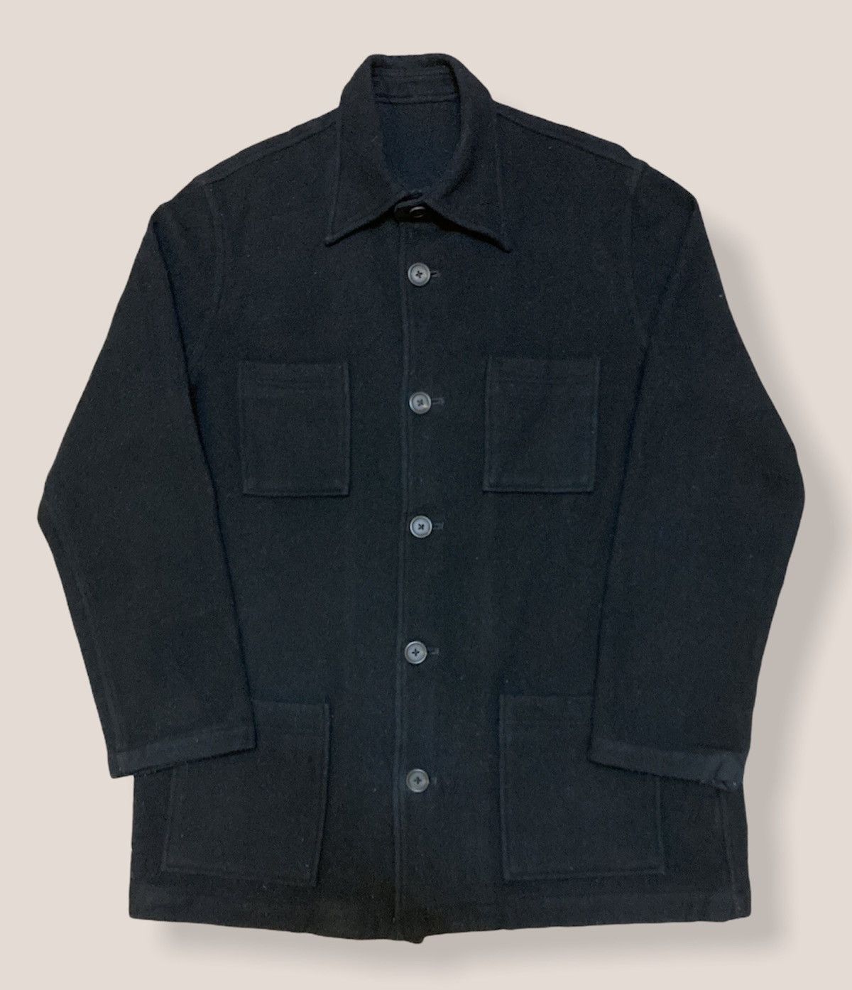 Y's for Men × Yohji Yamamoto YOHJI YAMAMOTO Y’S FOR MEN WOOL CHORE JACKET Size US XL / EU 56 / 4 - 1 Thumbnail
