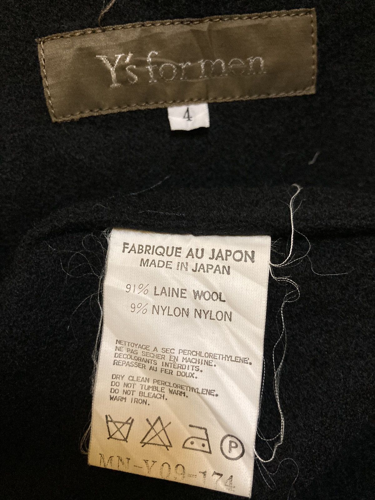 Y's for Men × Yohji Yamamoto YOHJI YAMAMOTO Y’S FOR MEN WOOL CHORE JACKET Size US XL / EU 56 / 4 - 5 Thumbnail
