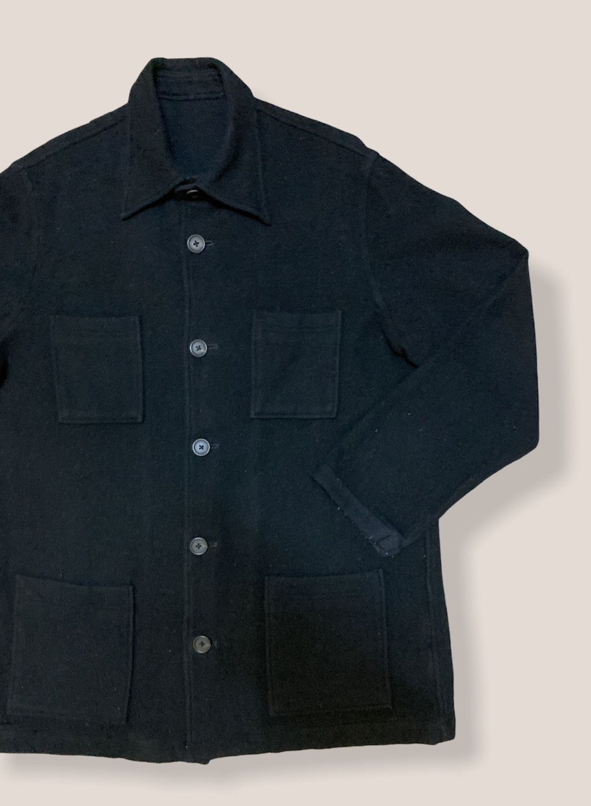 Y's for Men × Yohji Yamamoto YOHJI YAMAMOTO Y’S FOR MEN WOOL CHORE JACKET Size US XL / EU 56 / 4 - 3 Thumbnail