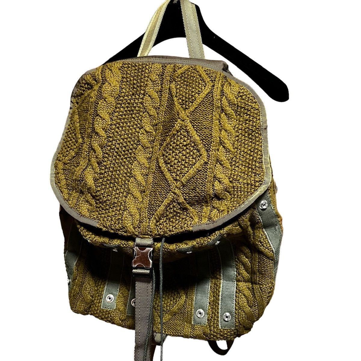 Jun Takahashi UNDERCOVER 2004AW BUT BEAUTIFUL MODULAR KNIT BACKPACK Size ONE SIZE - 10 Thumbnail
