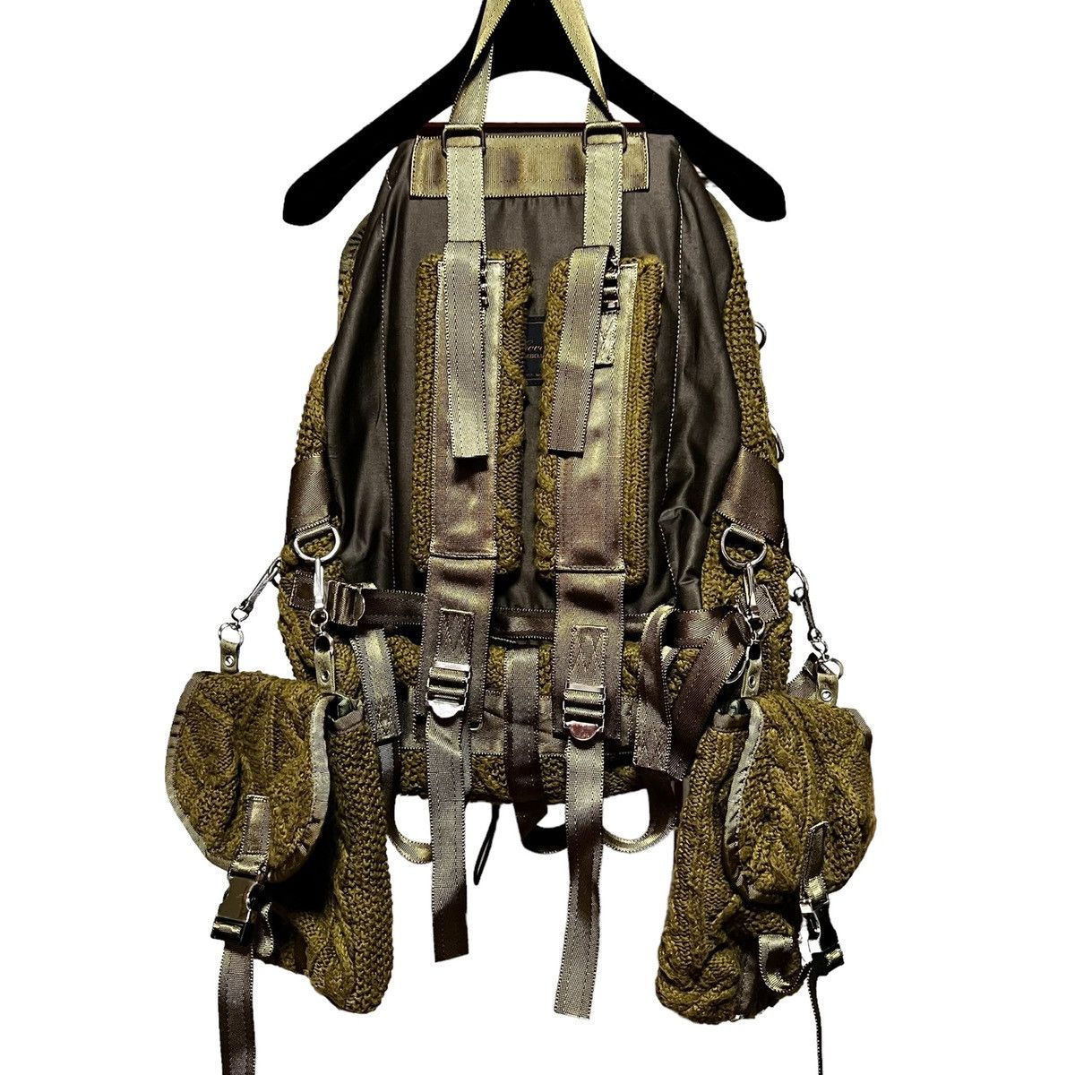 Jun Takahashi UNDERCOVER 2004AW BUT BEAUTIFUL MODULAR KNIT BACKPACK Size ONE SIZE - 9 Thumbnail