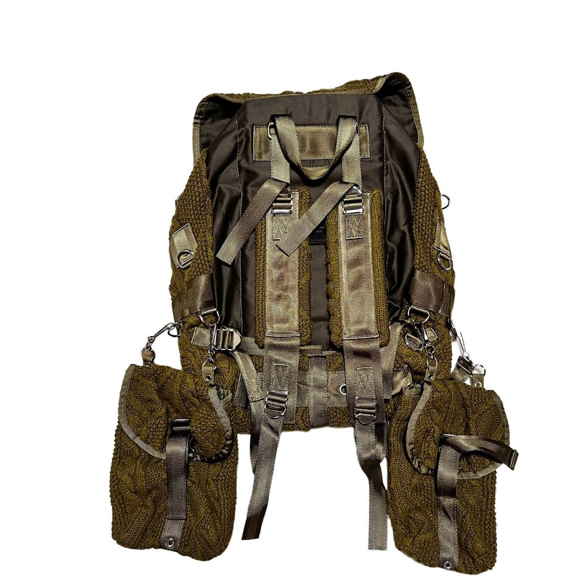 Jun Takahashi UNDERCOVER 2004AW BUT BEAUTIFUL MODULAR KNIT BACKPACK Size ONE SIZE - 8 Thumbnail