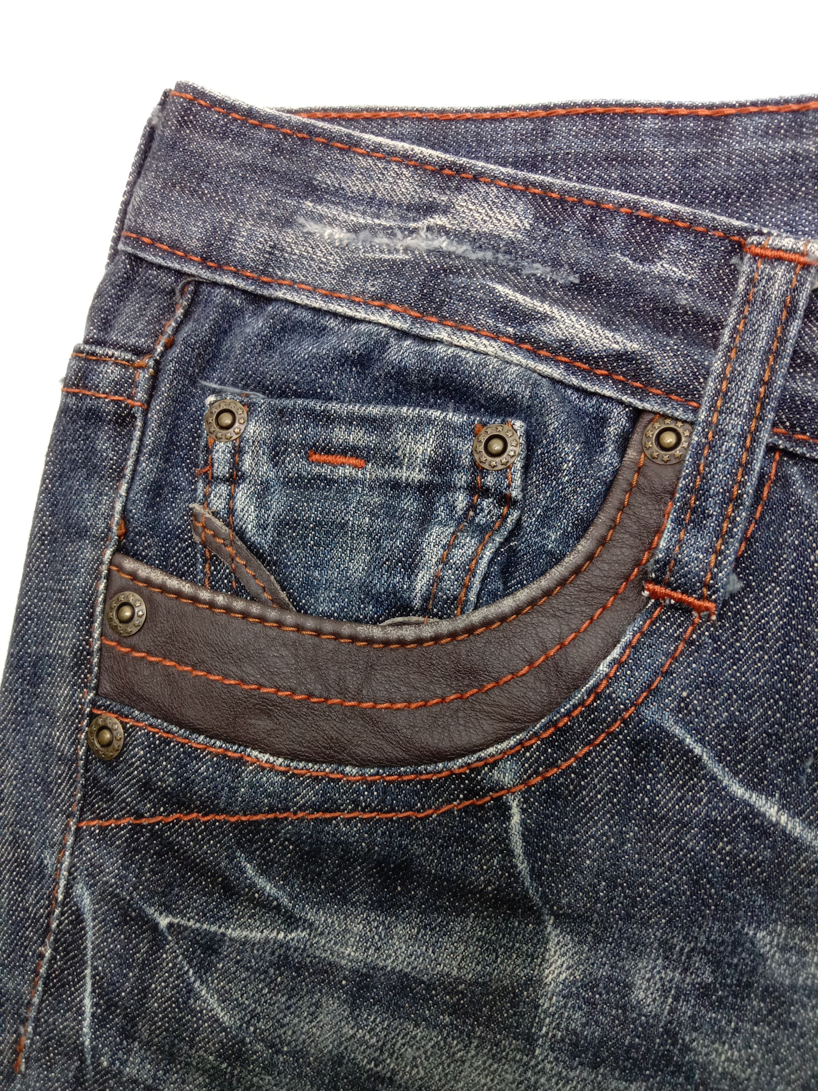 Japanese Brand Vintage Japanese Back Number Bell Bottom Flare Jeans Size 30" / US 8 / IT 44 - 12 Thumbnail
