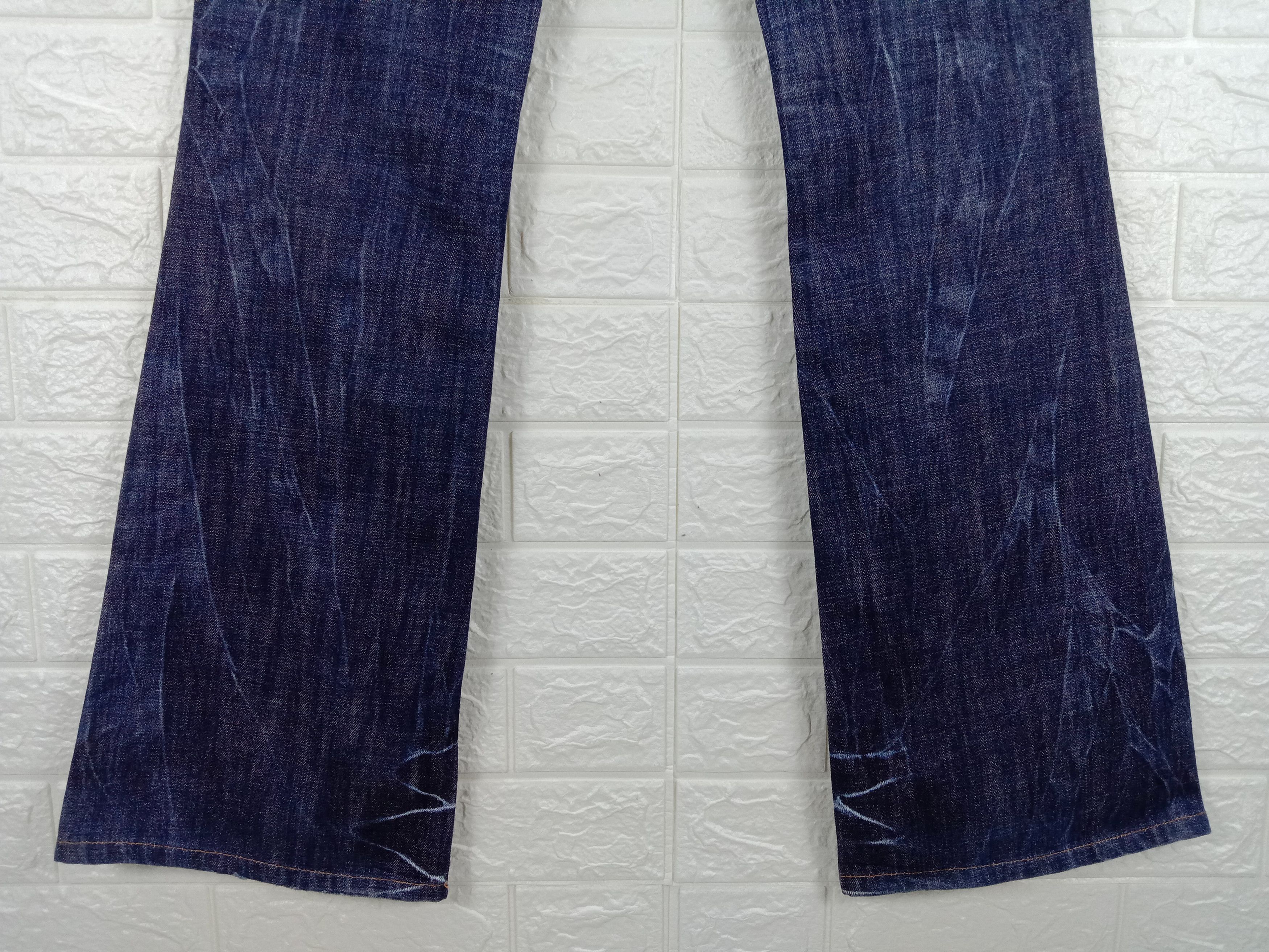 Japanese Brand Vintage Japanese Back Number Bell Bottom Flare Jeans Size 30" / US 8 / IT 44 - 8 Thumbnail