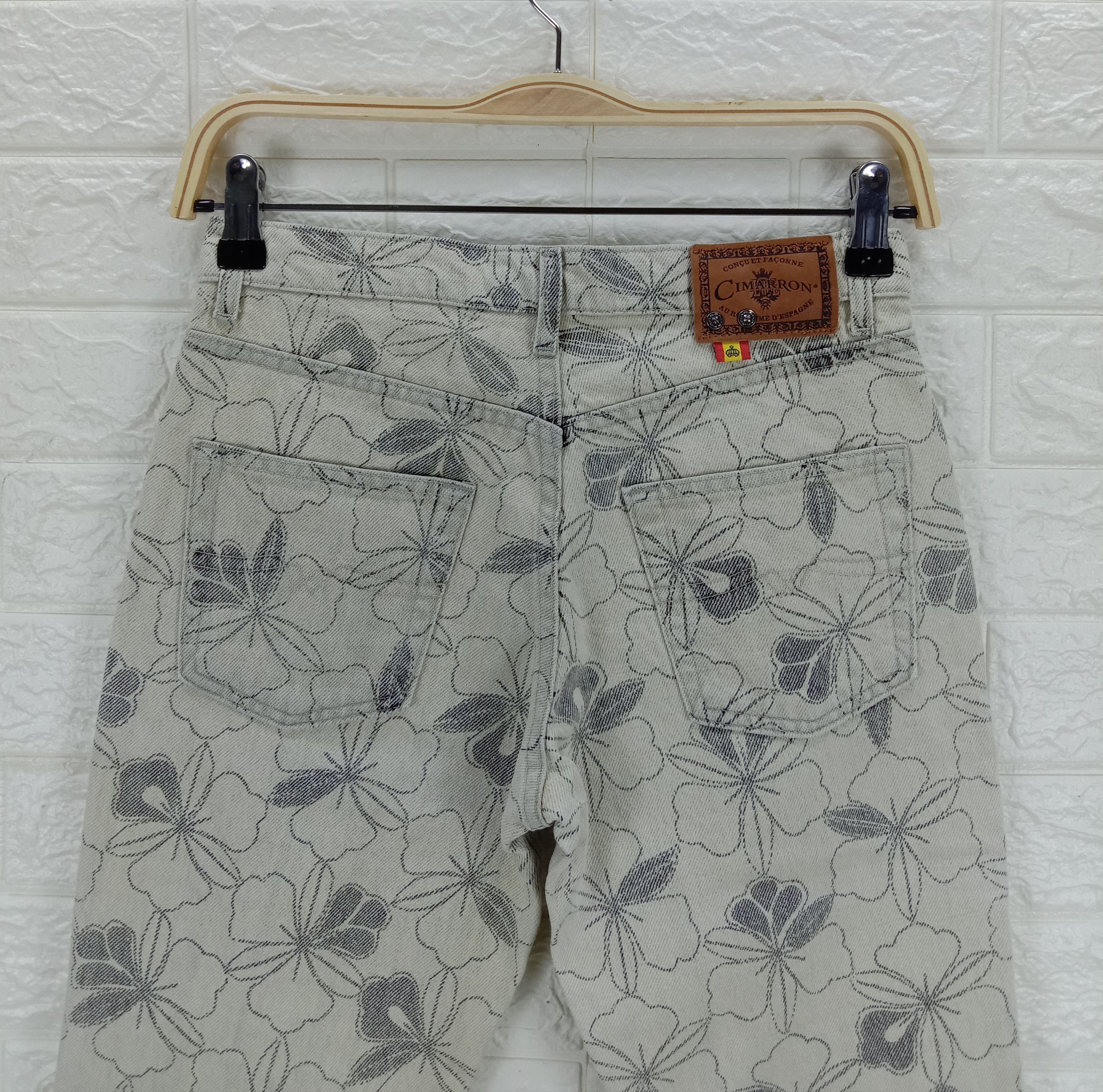 Japanese Brand Vintage Japanese Cimarron Designer Bell Bottom Flare Jeans Size 26" / US 2 / IT 38 - 6 Thumbnail