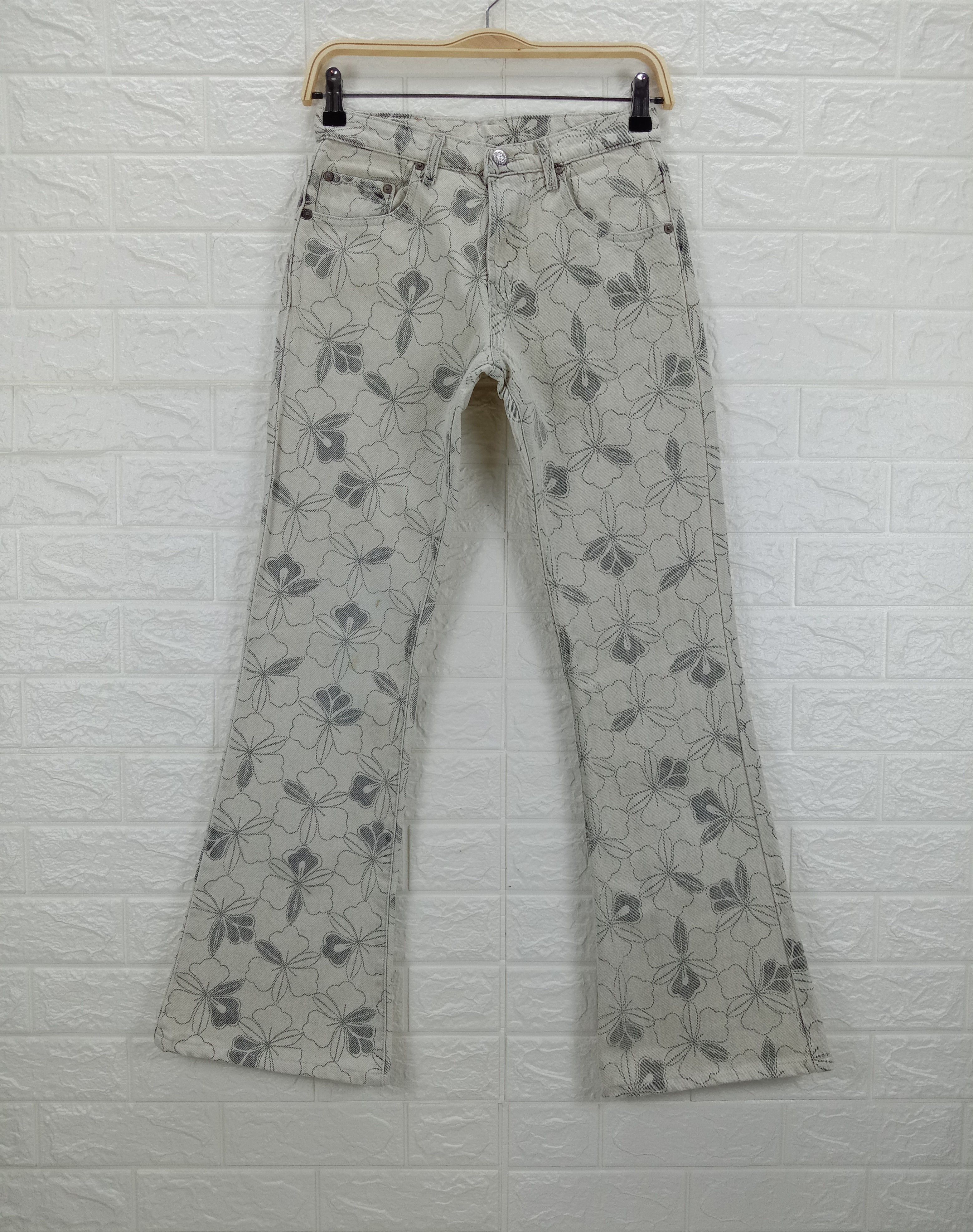 image of Archival Clothing x Vintage Flare Jeans Cimarron Over Printed Bell Bottom Jeans, Women's (Size 26)