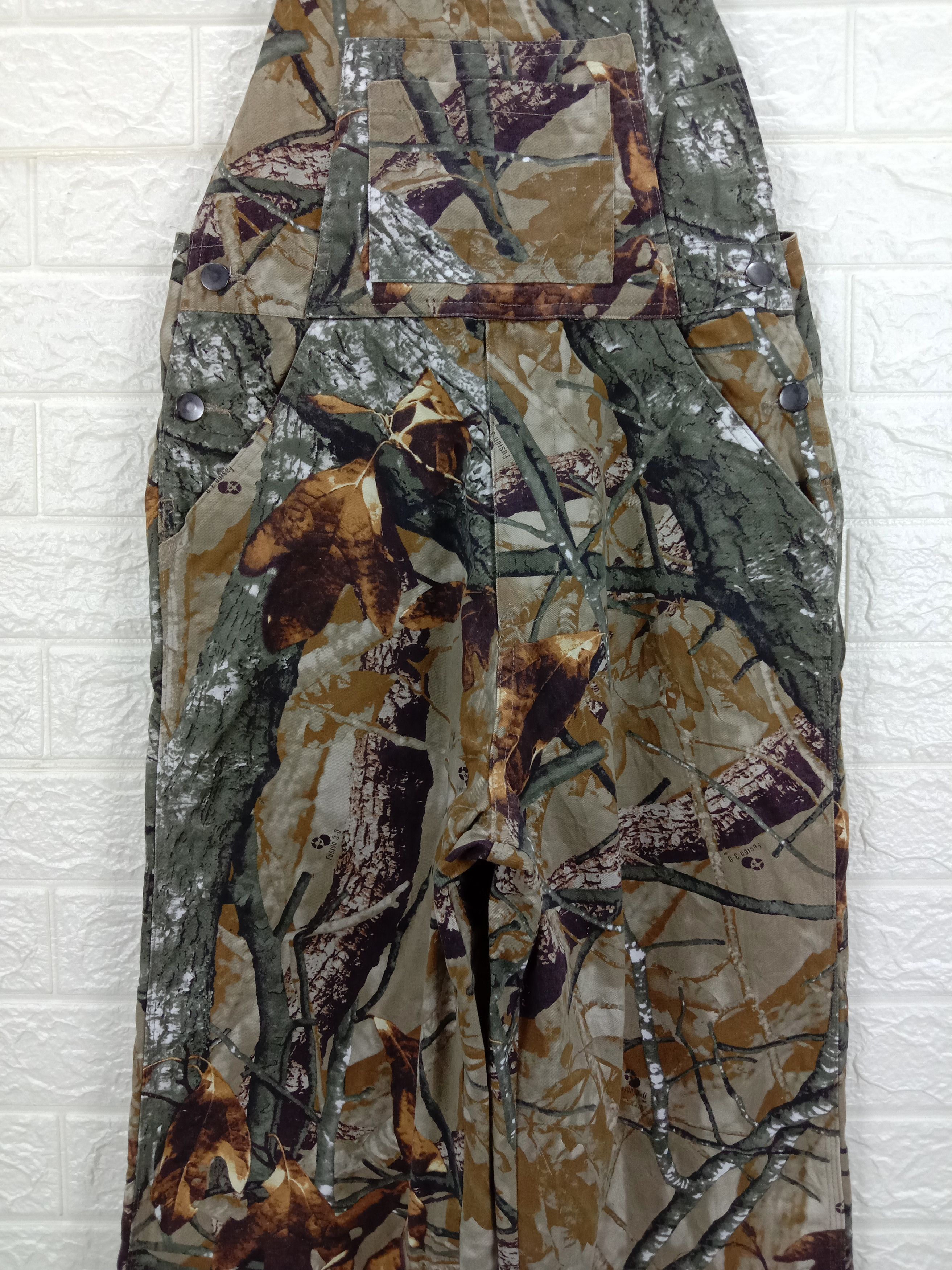 Japanese Brand Vintage Outfitters Ridge Real Tree Camo Overall Size US 30 / EU 46 - 3 Thumbnail