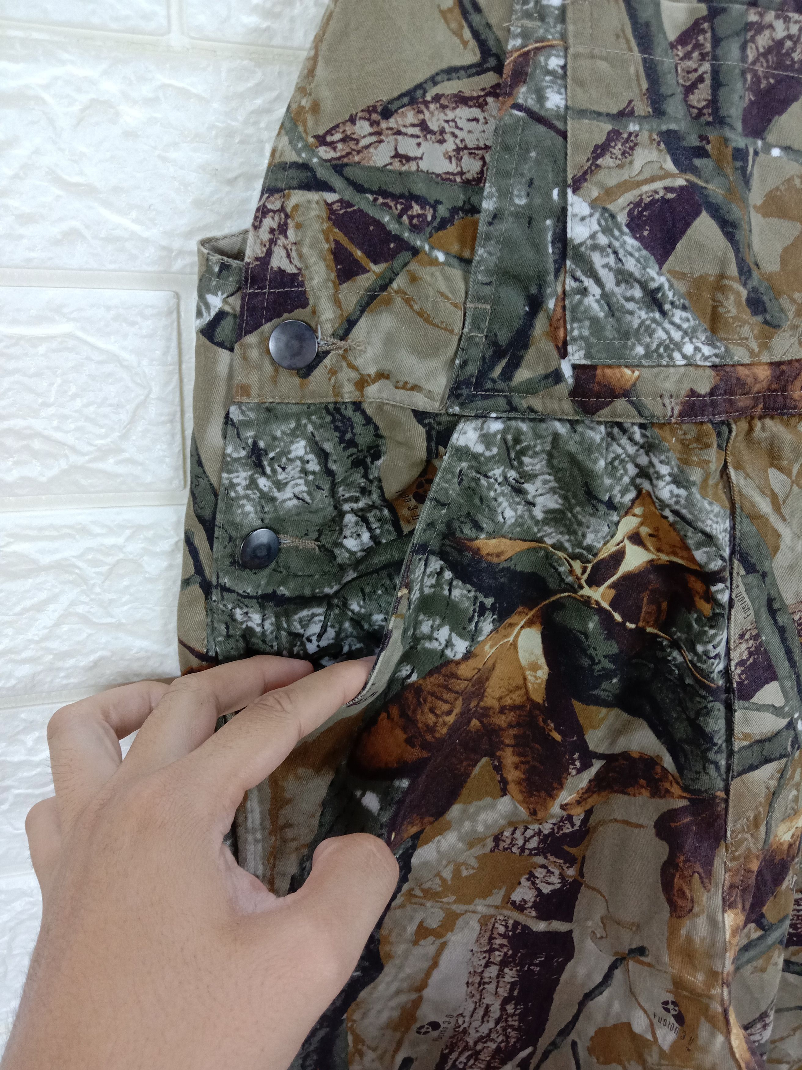 Japanese Brand Vintage Outfitters Ridge Real Tree Camo Overall Size US 30 / EU 46 - 9 Thumbnail