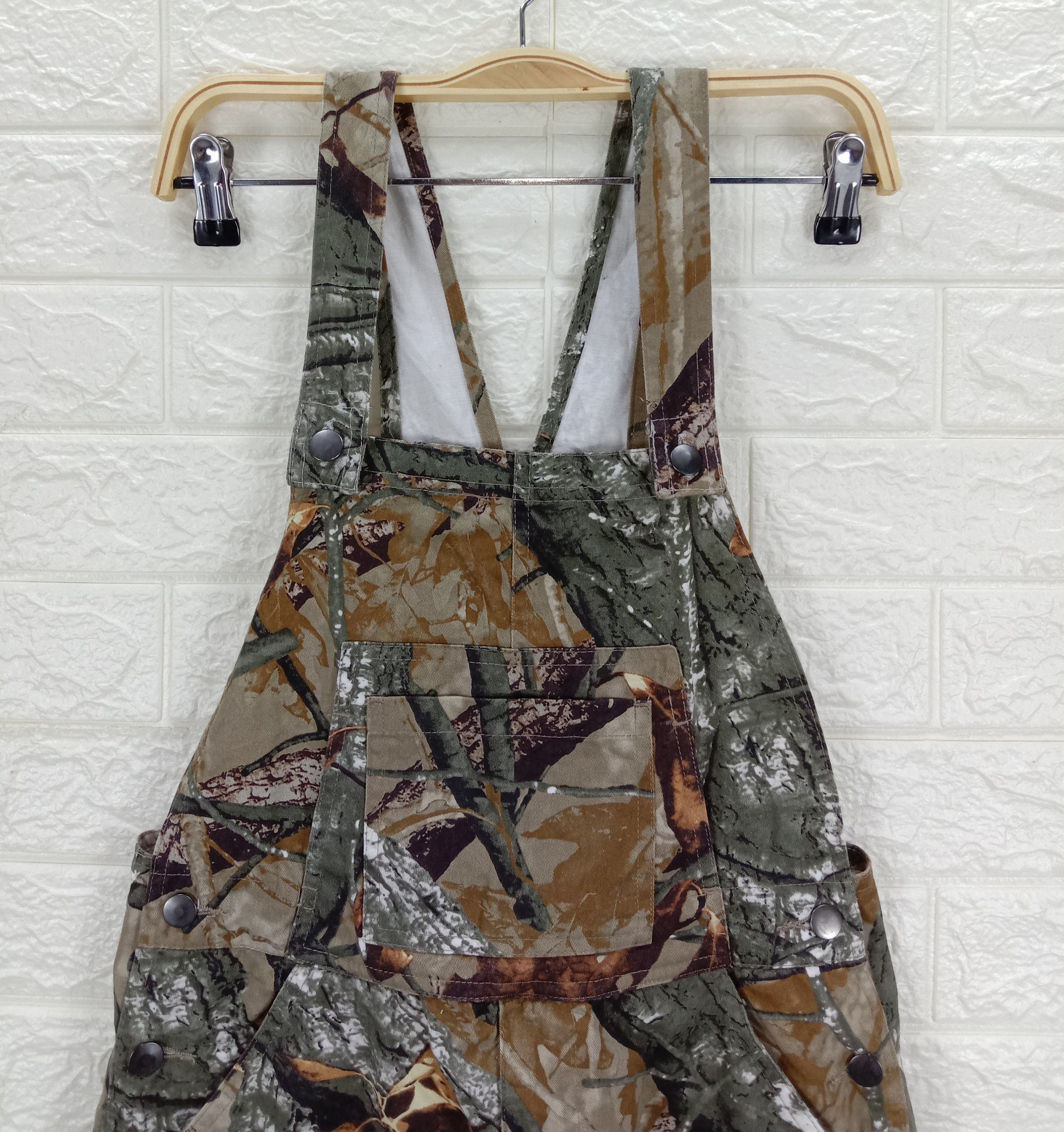 Japanese Brand Vintage Outfitters Ridge Real Tree Camo Overall Size US 30 / EU 46 - 2 Thumbnail