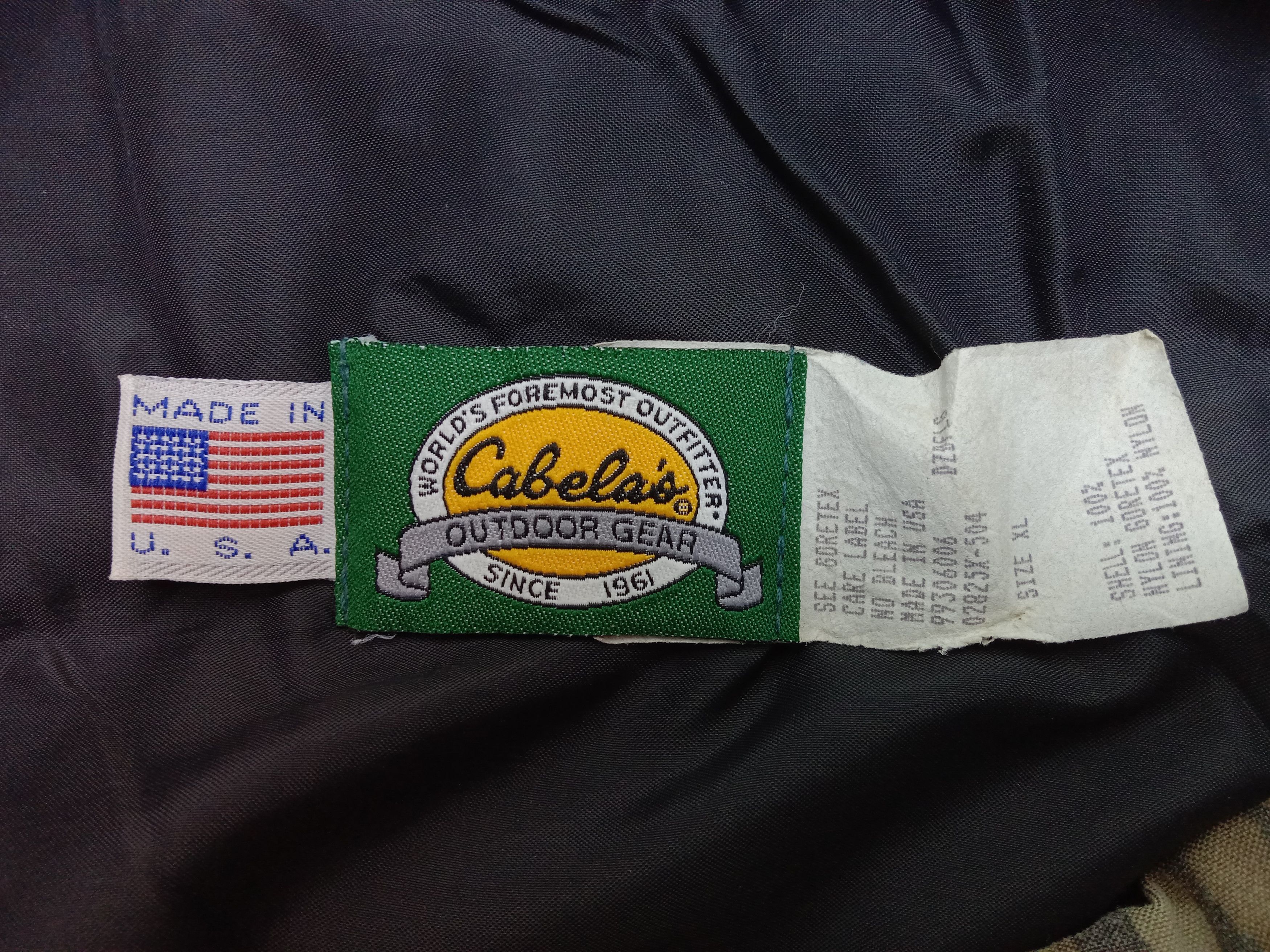 Cabelas Vintage Cabelas Goretex Camo Outdoor Pants Size US 34 / EU 50 - 11 Thumbnail