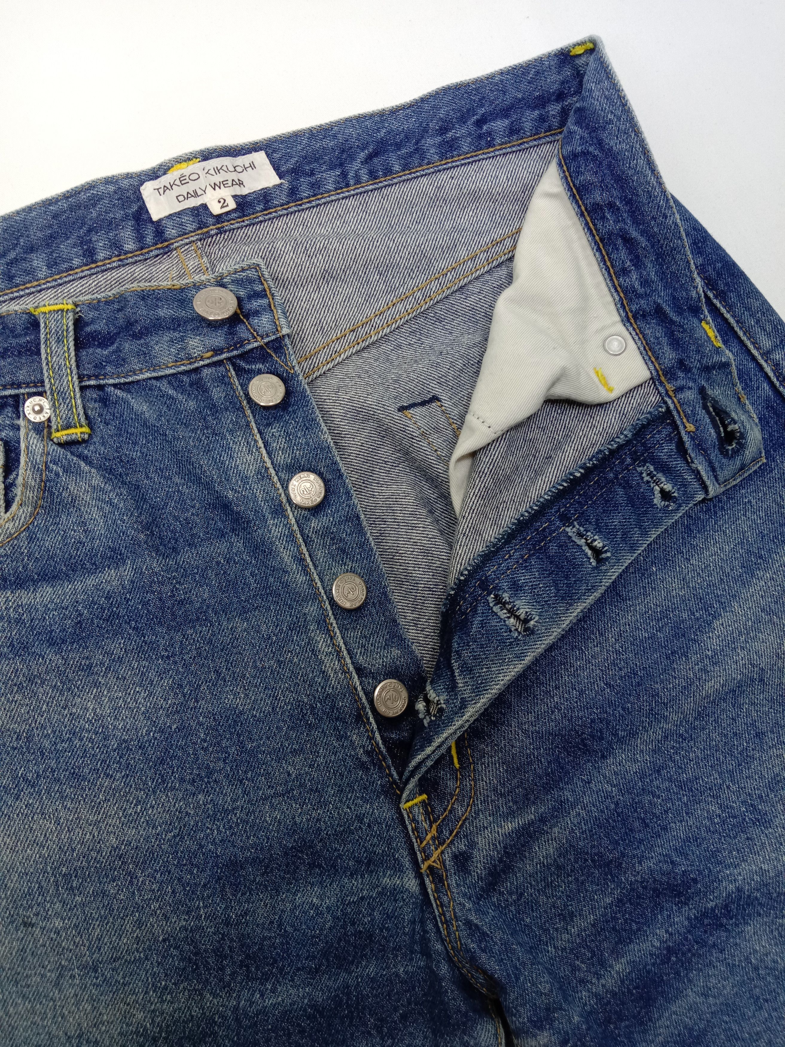 Takeo Kikuchi Vintage Takeo Kikuchi Blue Jeans Distressed Denim Size US 30 / EU 46 - 11 Thumbnail