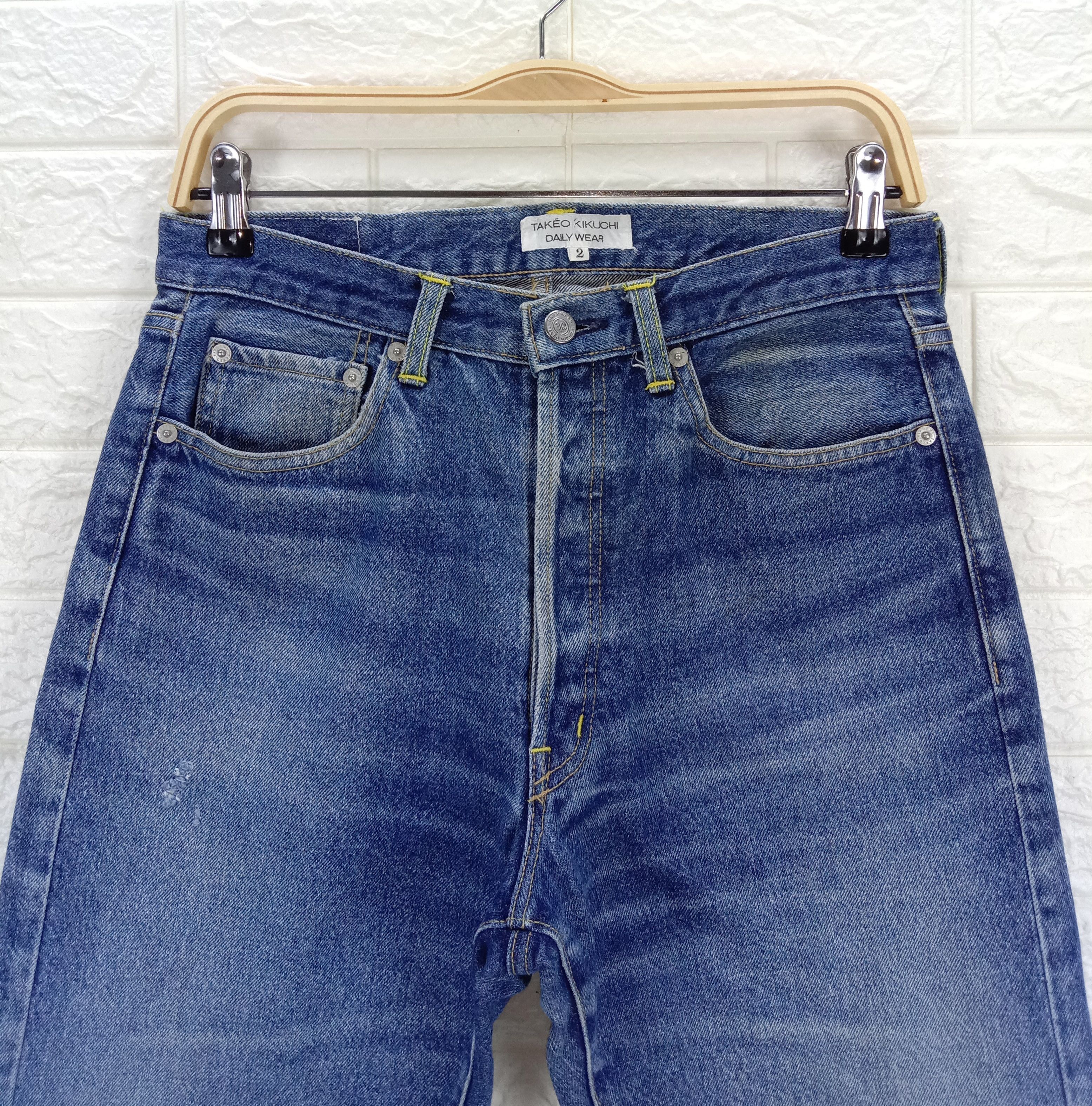 Takeo Kikuchi Vintage Takeo Kikuchi Blue Jeans Distressed Denim Size US 30 / EU 46 - 2 Thumbnail