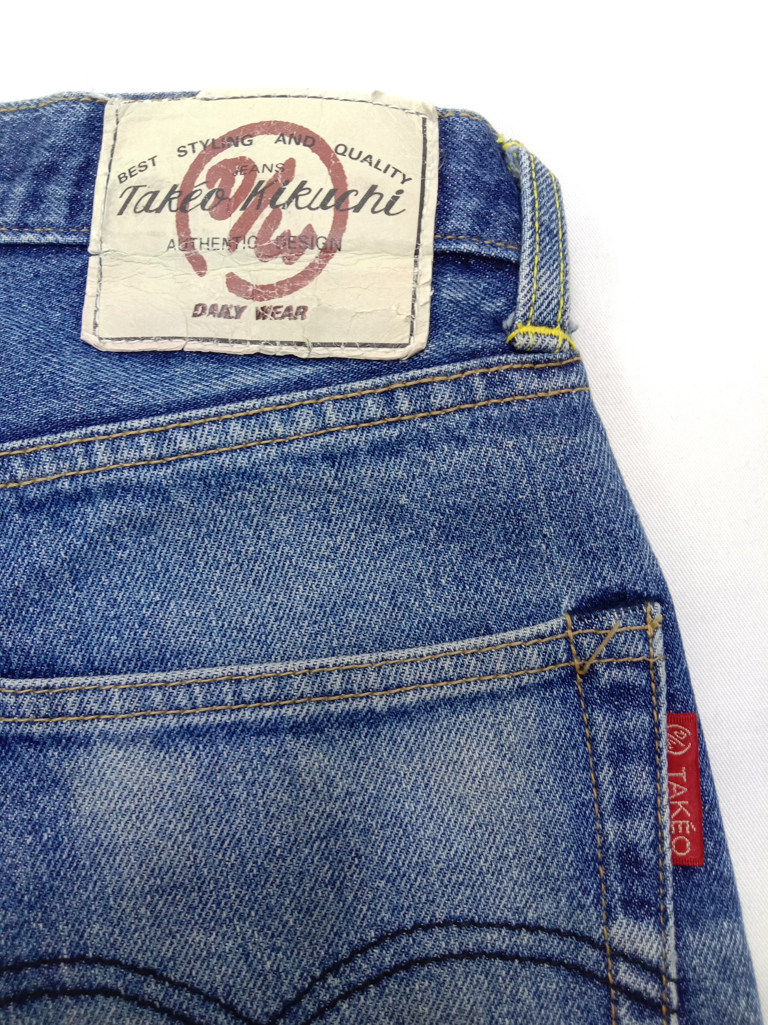 Takeo Kikuchi Vintage Takeo Kikuchi Blue Jeans Distressed Denim Size US 30 / EU 46 - 16 Thumbnail