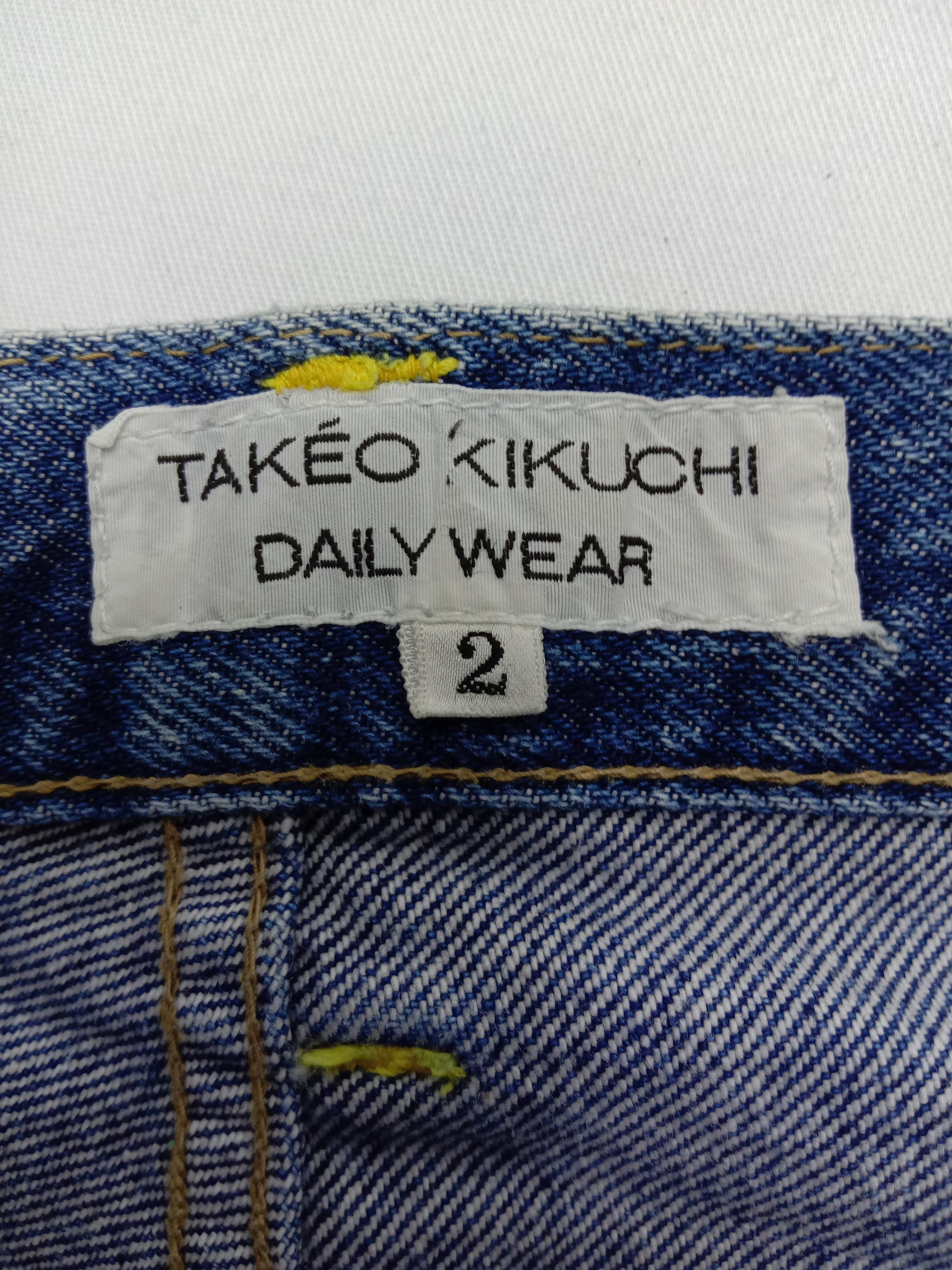 Takeo Kikuchi Vintage Takeo Kikuchi Blue Jeans Distressed Denim Size US 30 / EU 46 - 15 Thumbnail