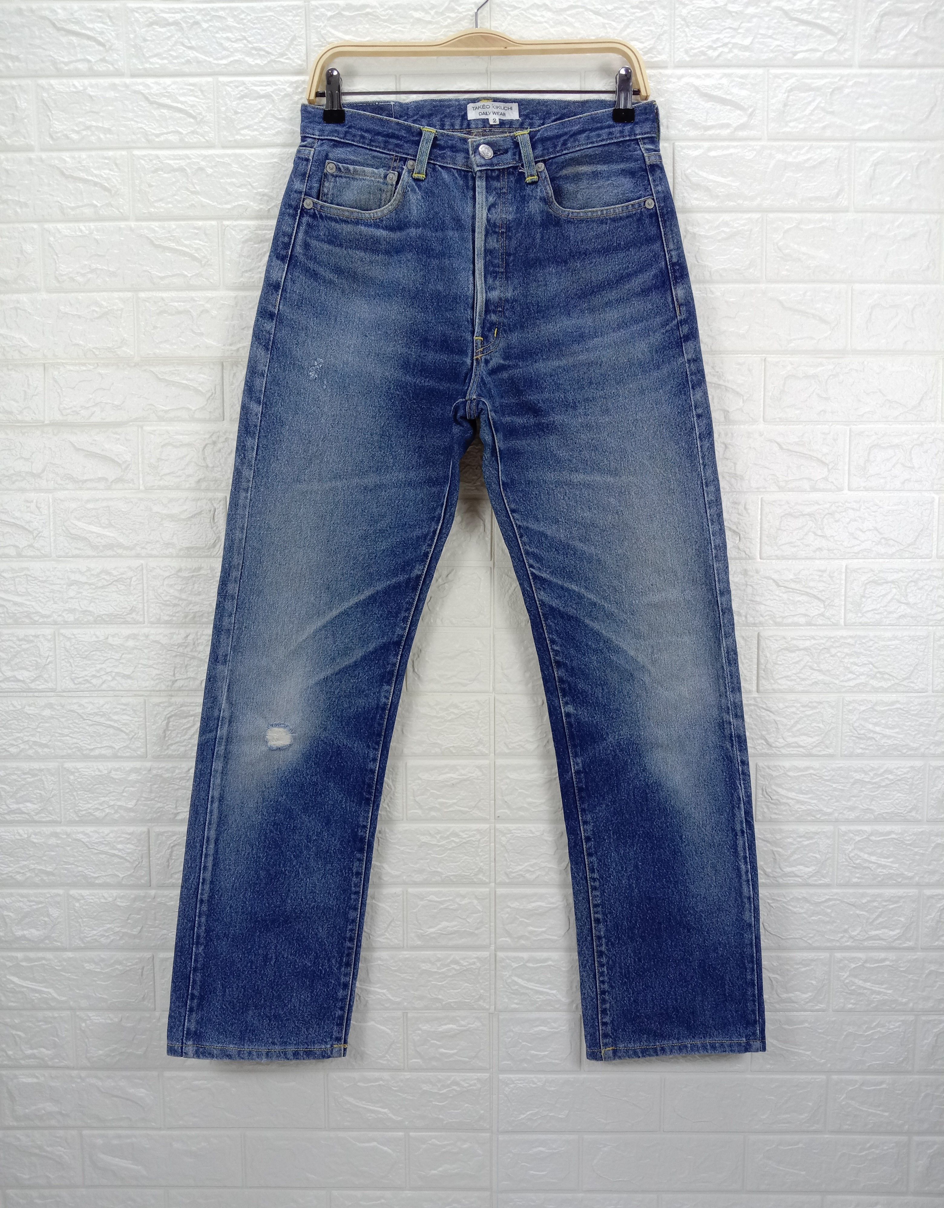 Takeo Kikuchi Vintage Takeo Kikuchi Blue Jeans Distressed Denim Size US 30 / EU 46 - 1 Thumbnail