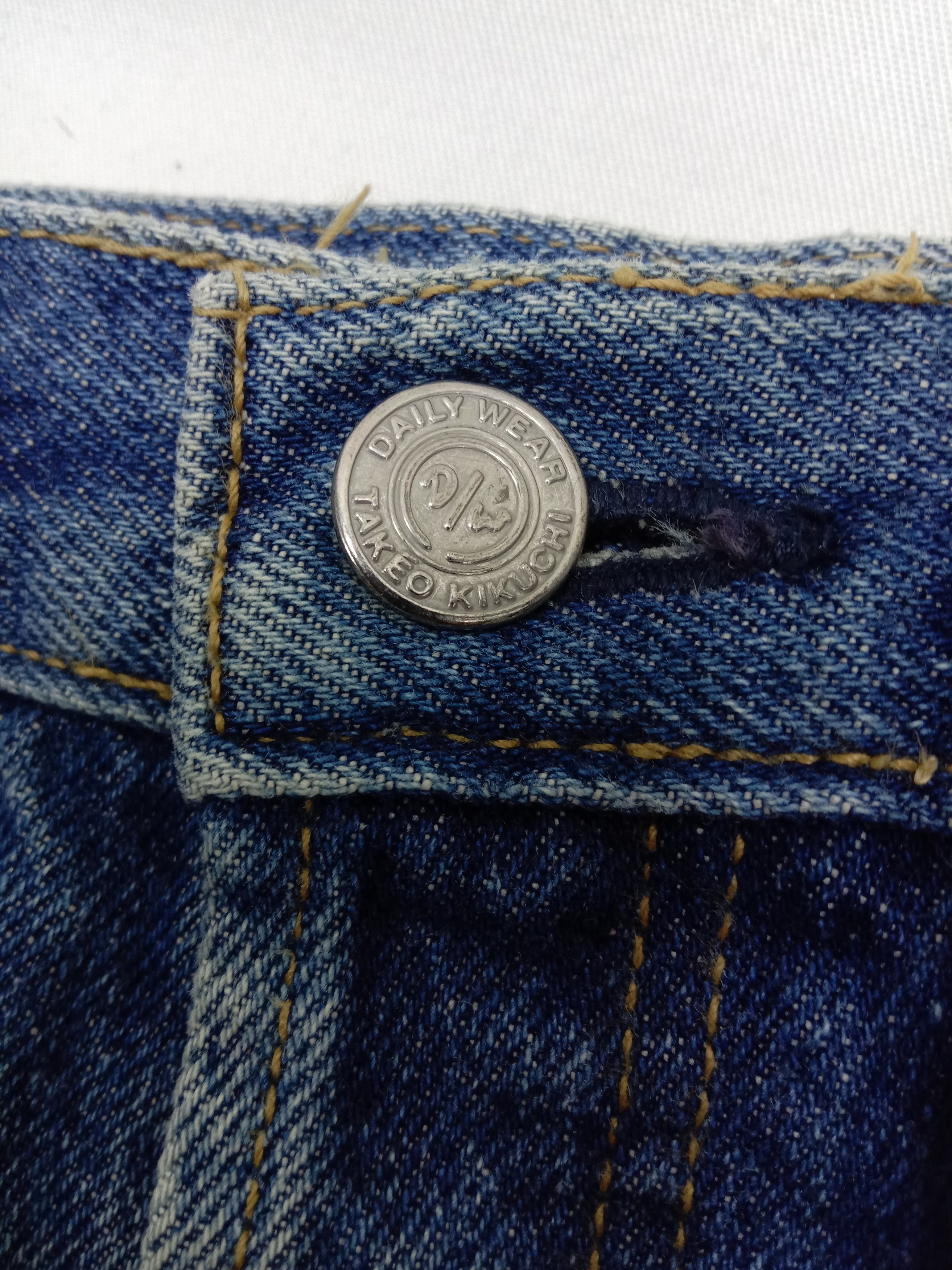 Takeo Kikuchi Vintage Takeo Kikuchi Blue Jeans Distressed Denim Size US 30 / EU 46 - 10 Thumbnail