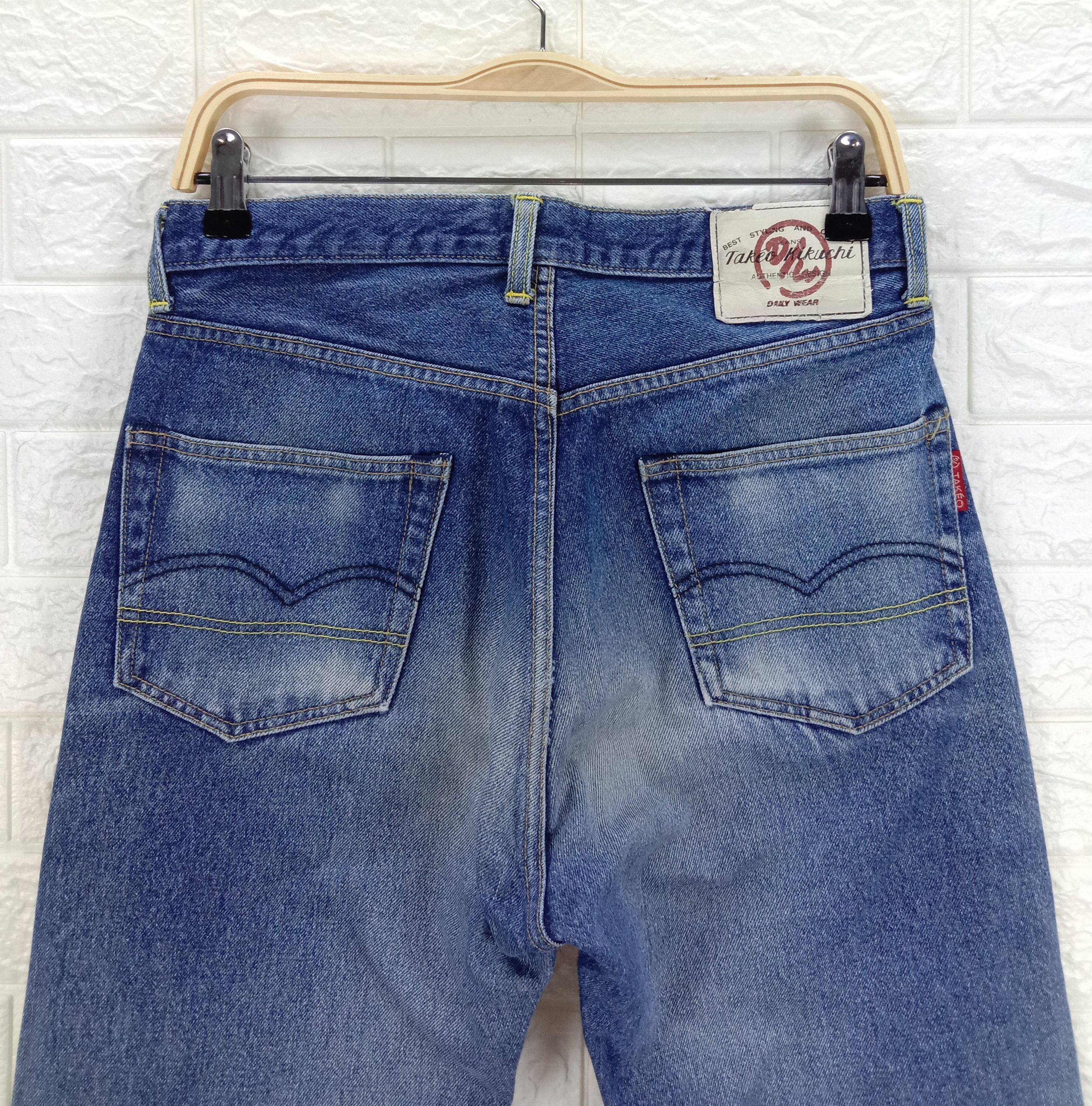 Takeo Kikuchi Vintage Takeo Kikuchi Blue Jeans Distressed Denim Size US 30 / EU 46 - 6 Thumbnail