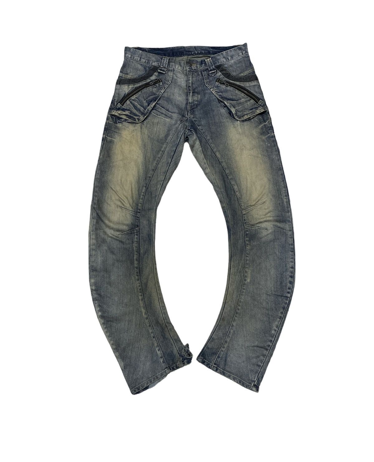 PPFM PPFM Denim Pant Curve Design Rare Design Size US 34 / EU 50 - 1 Thumbnail