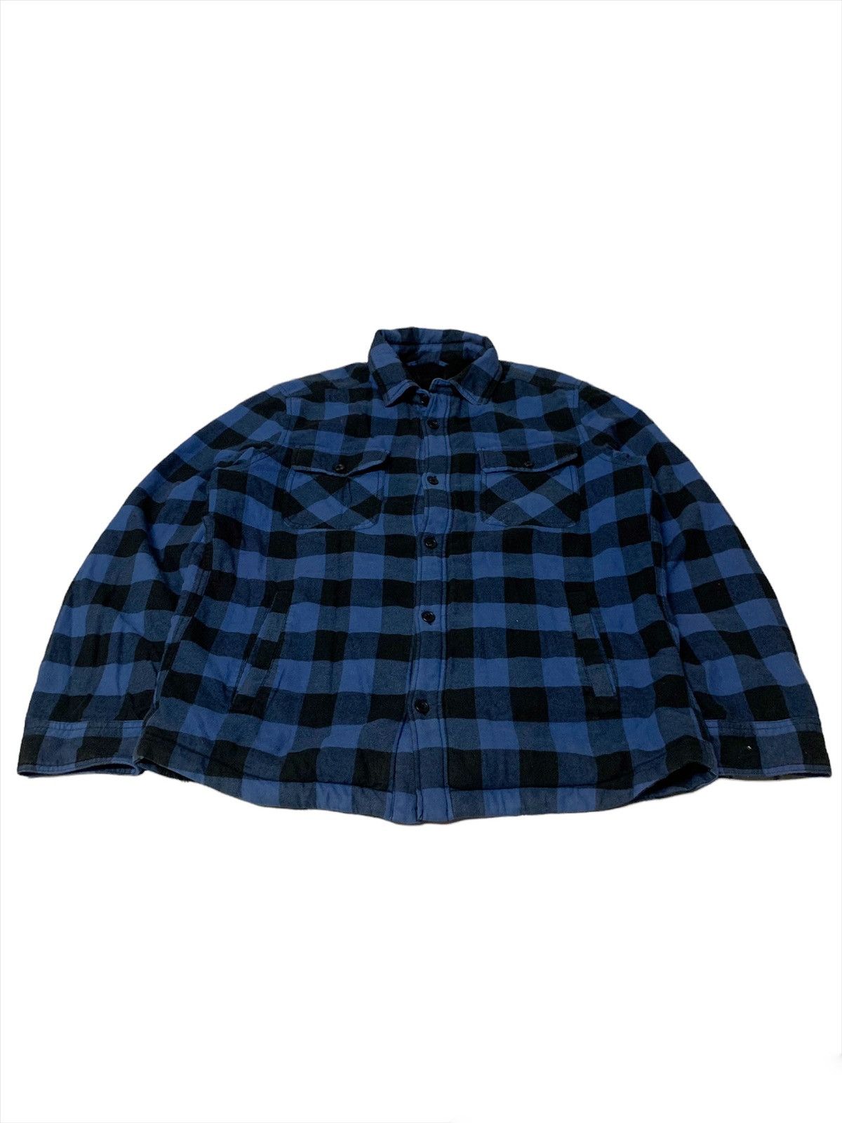 Japanese Brand × Uniqlo Uniqlo Check Jacket Faux Fur Inside Size US M / EU 48-50 / 2 - 5 Thumbnail