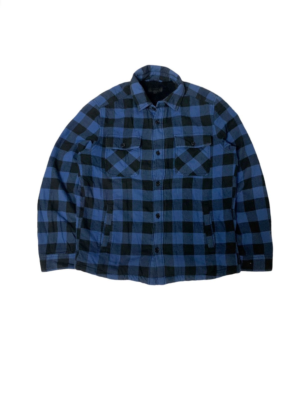 Japanese Brand × Uniqlo Uniqlo Check Jacket Faux Fur Inside Size US M / EU 48-50 / 2 - 1 Thumbnail