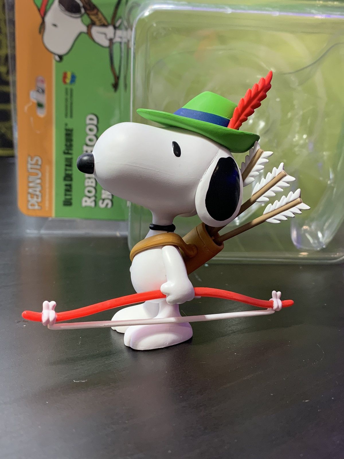 Peanuts Robin Hood archer snoopy rare Japan figure vinyl