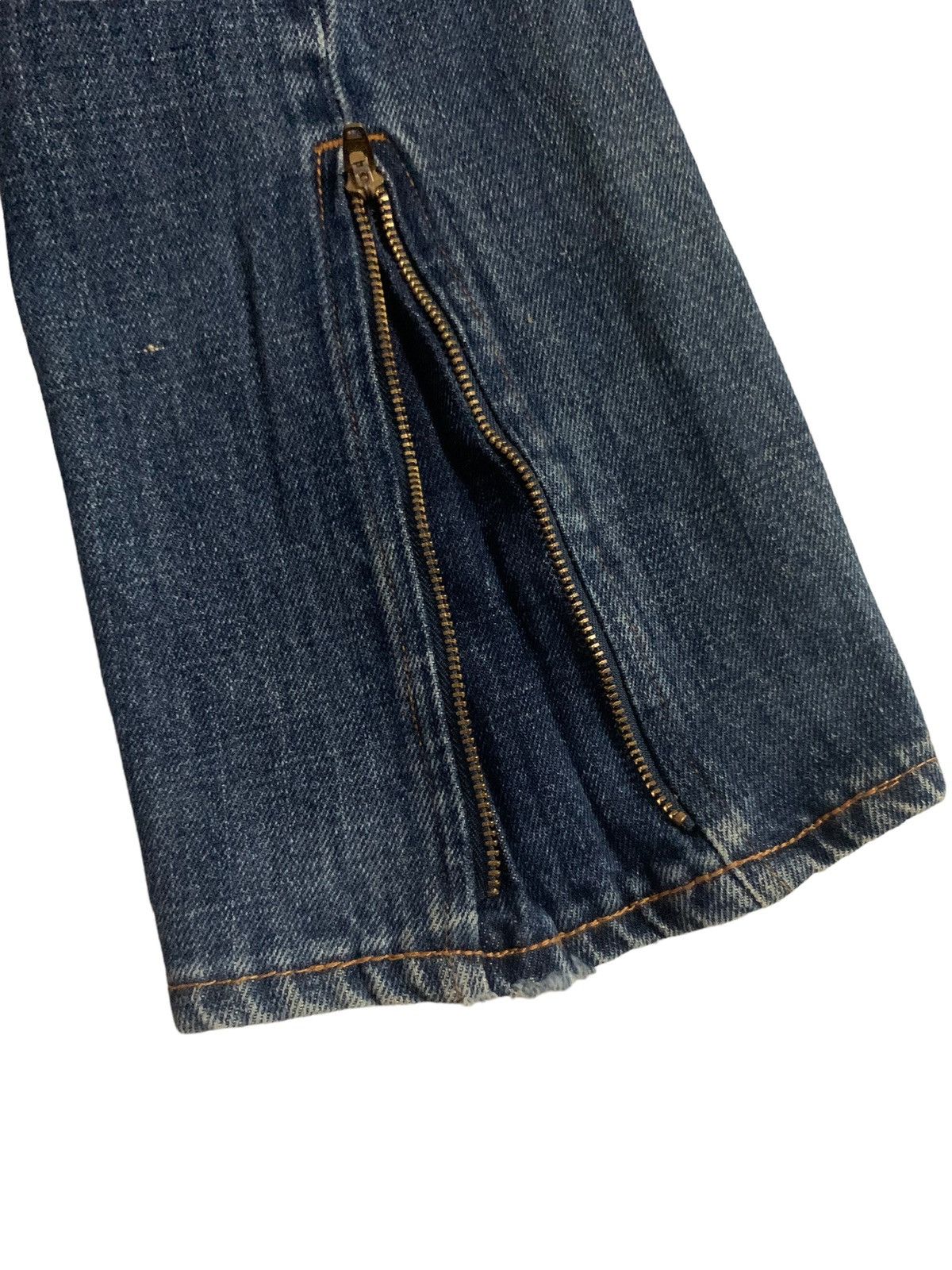 Japanese Brand × Vintage Gron Multy Zipper Pocket And Leg Denim Jeans Size US 33 - 10 Thumbnail