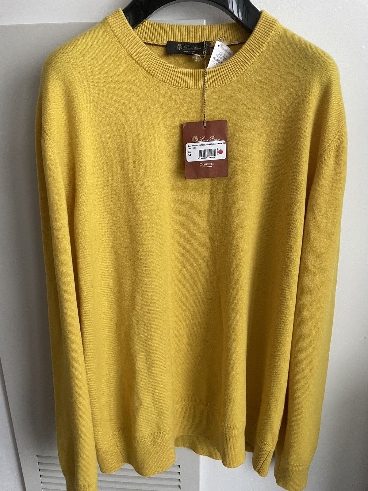Loro Piana Limited Brand NEW Iconic LP Classic Pure Cashmere Sweater Size US L / EU 52-54 / 3 - 16 Thumbnail