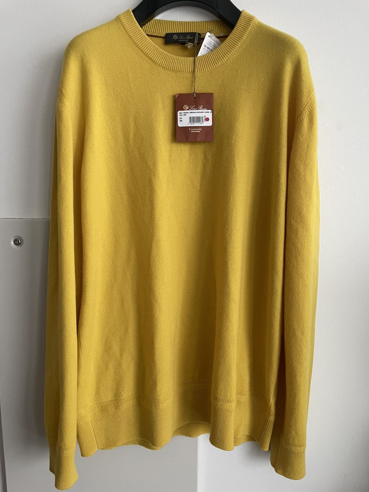 Loro Piana Limited Brand NEW Iconic LP Classic Pure Cashmere Sweater Size US L / EU 52-54 / 3 - 10 Thumbnail